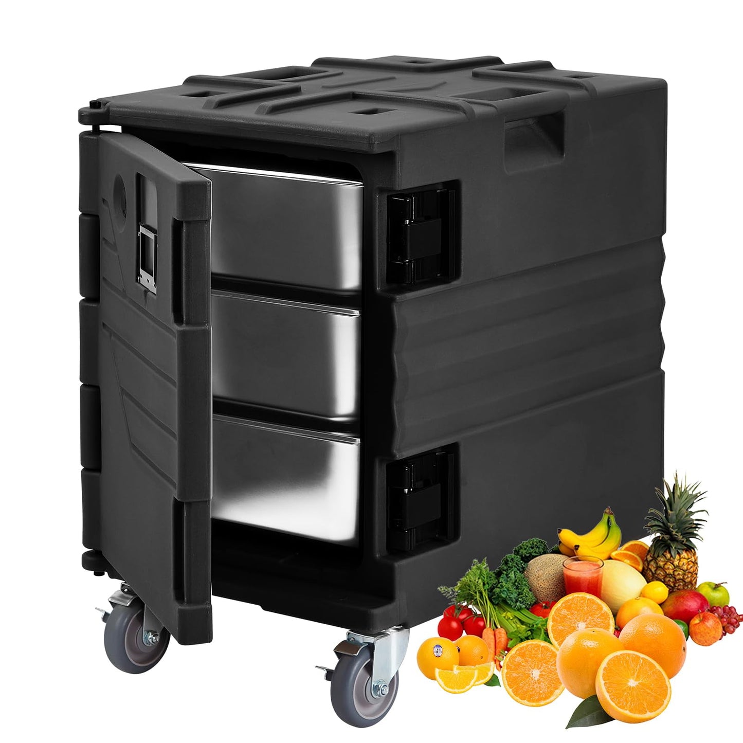 Catering Food Warmers Insulated Food 82Qt Capacity Food Warmers for Parties Food Warmer Boxes, Handles&Stackable Design Easy to Transport Warmers for Food Trays