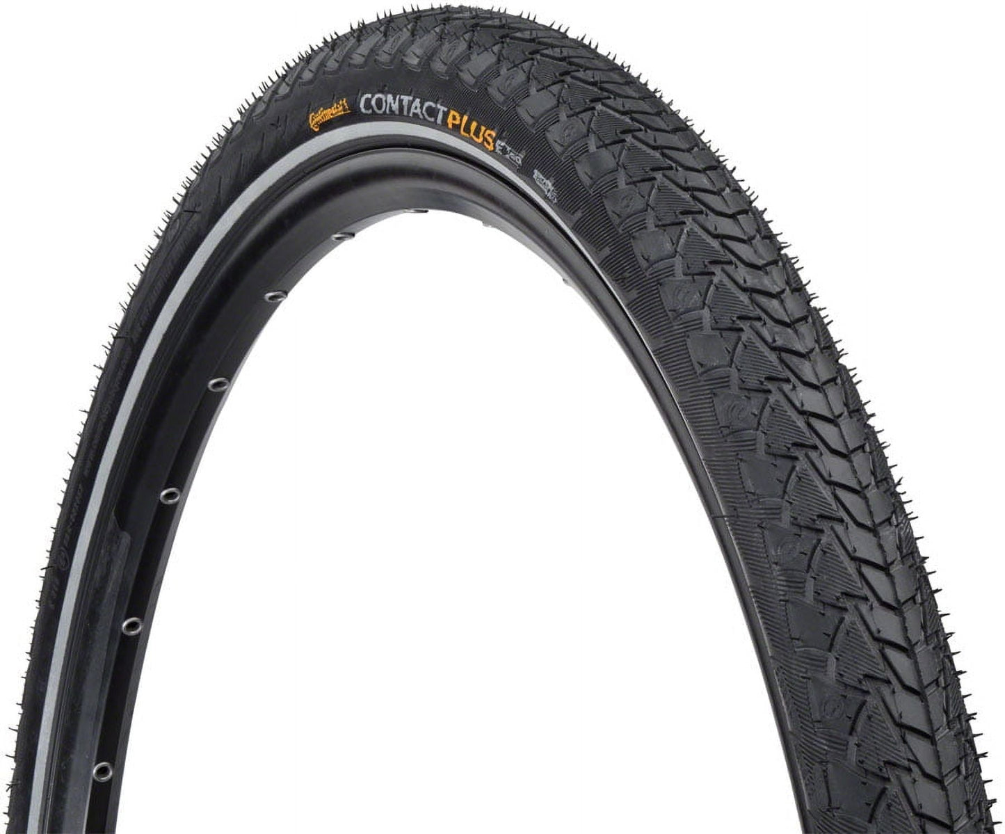 Continental Contact Plus Tire 700x47 Clincher Wire Black/Reflex Tour Hybrid Bike