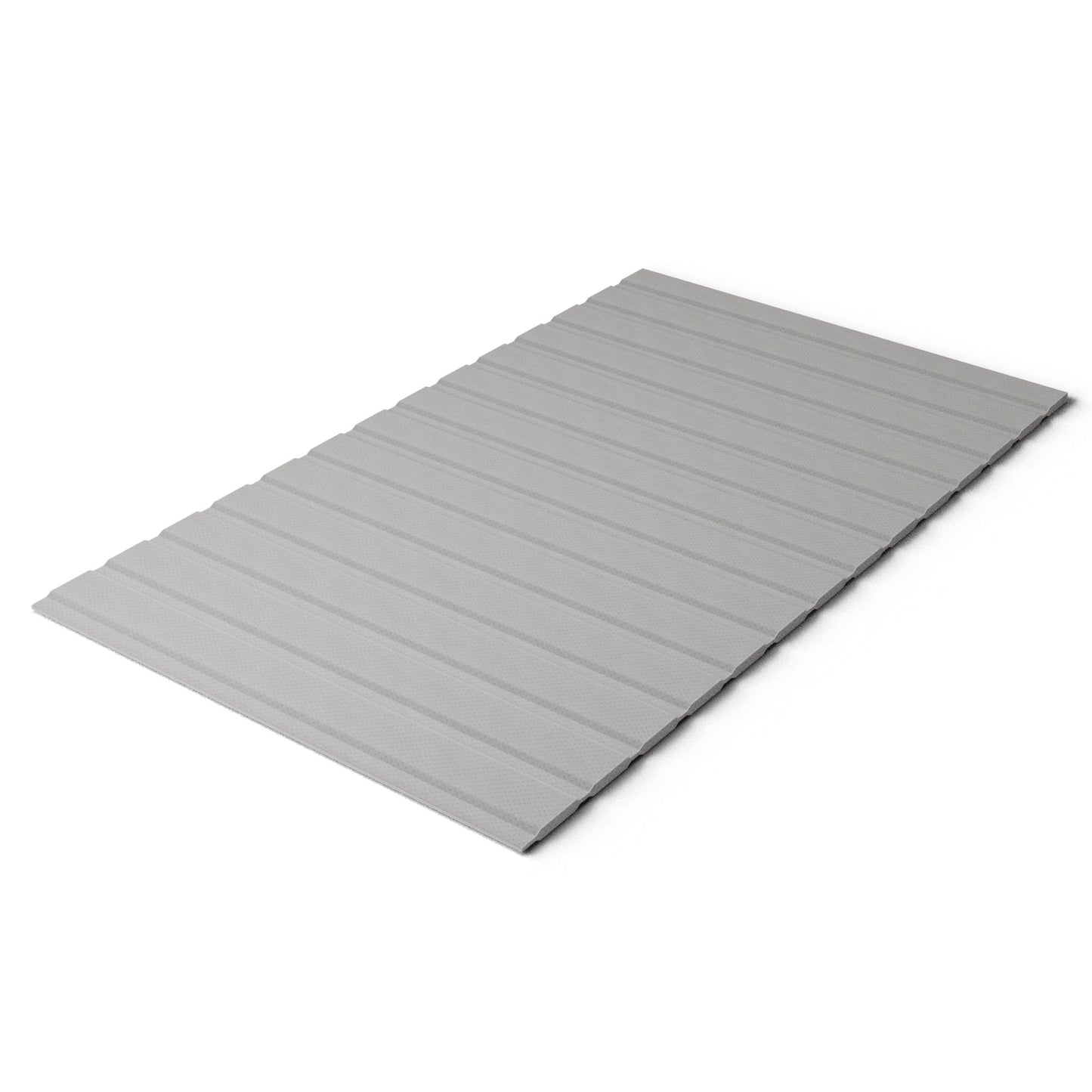 Continental Sleep, 0.75†horizontal Mattress Support Wooden Slats with Cover, Twin, Gray