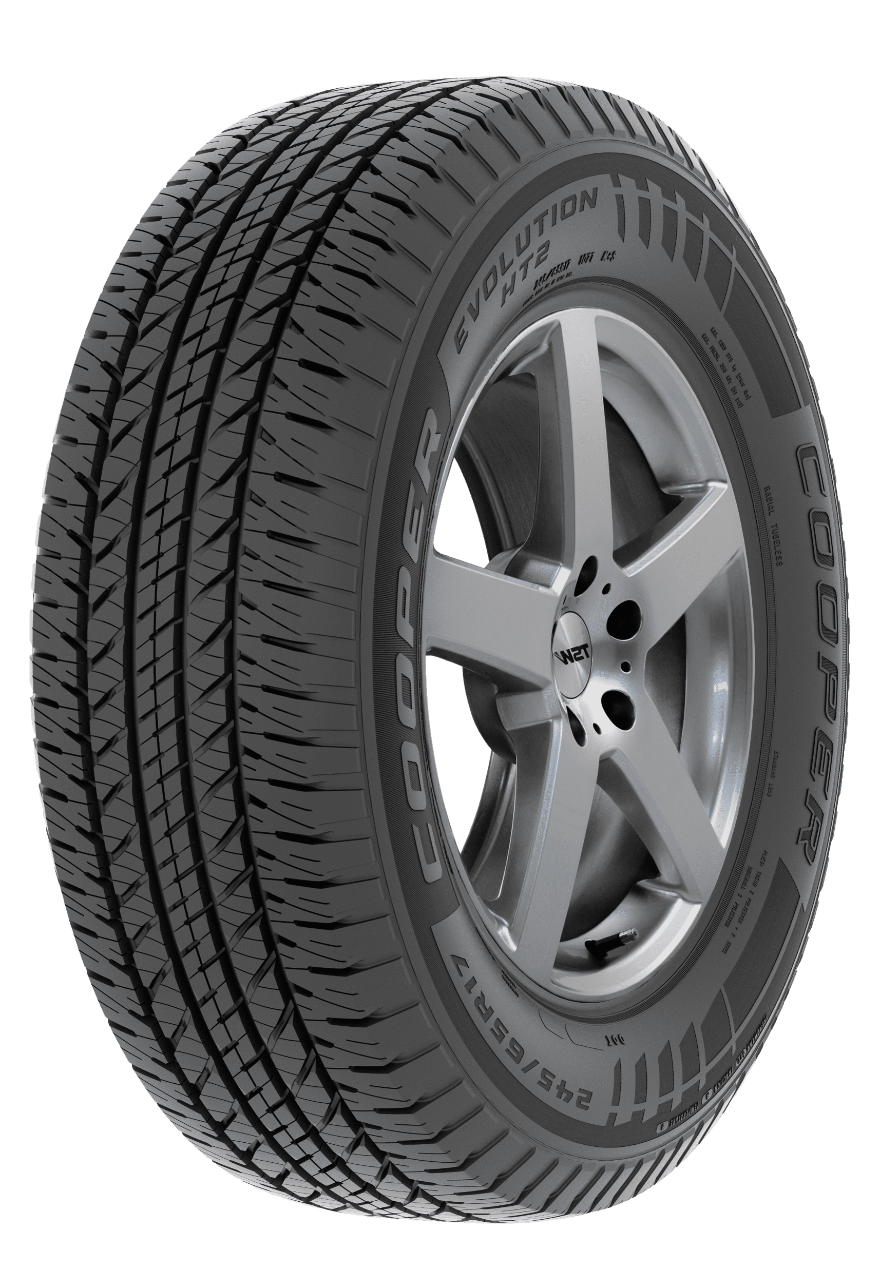 Cooper Evolution HT2 255/70R16 111S Passenger/Truck/SUV Tire Fits: 2004 Ford F-150 XL, 1999-2001 Chevrolet Silverado 1500 LT