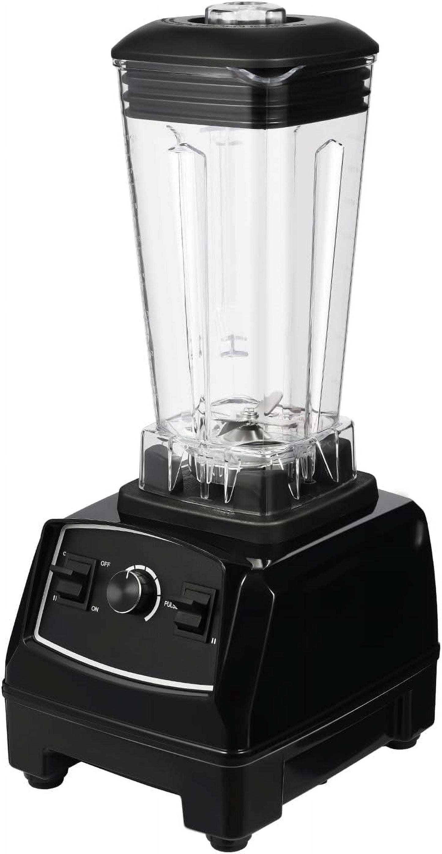Countertop Blender, Professional High Power Adjustable Commercial Blender, 2200w 68oz Heavy Duty Blender with Self-Cleaning Function, High Speed Blender for Milkshakes Smoothies Sauces etc