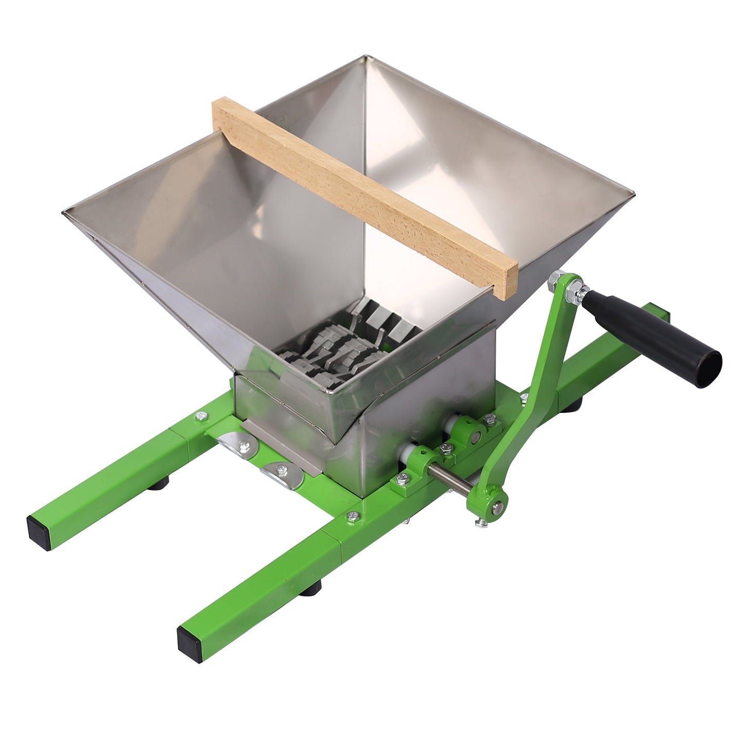 DUOSONG 7L Manual Juicer Grinder,Portable Fruit Scratter Green Steel Other