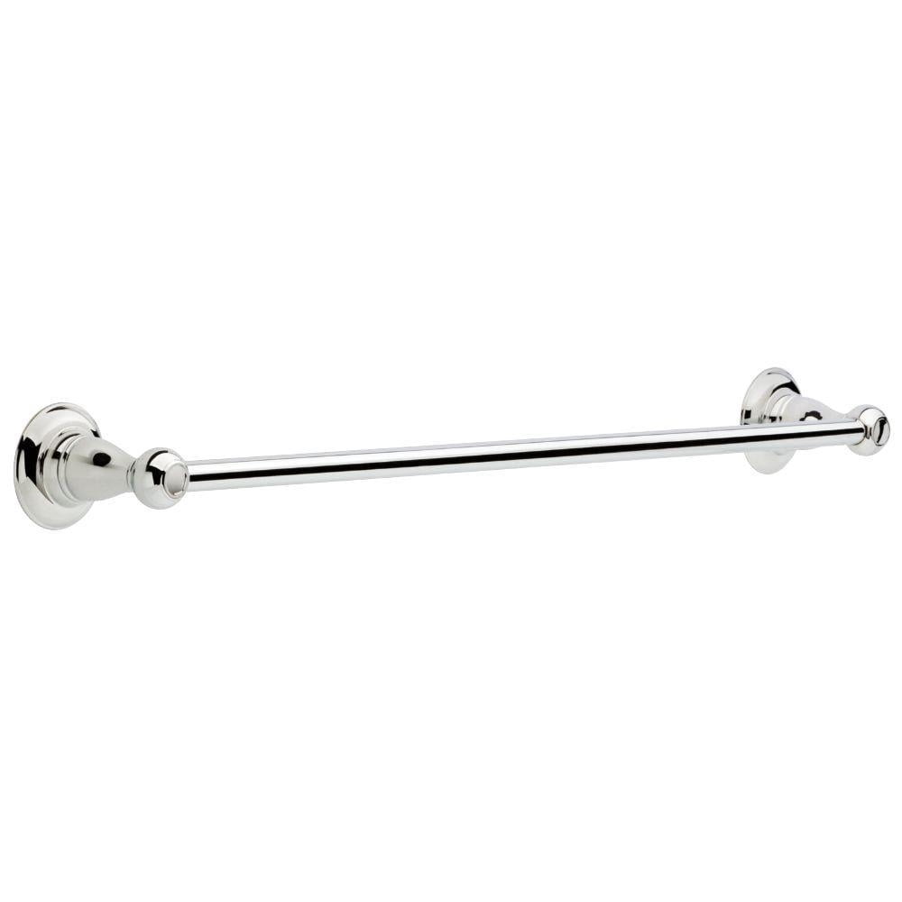 LIBERTY HARDWARE Porter Collection Towel Bar, Chrome, 24-In. 78424-PC — Concealed-Screw Wall-Mount, Coordinated Bath Collection