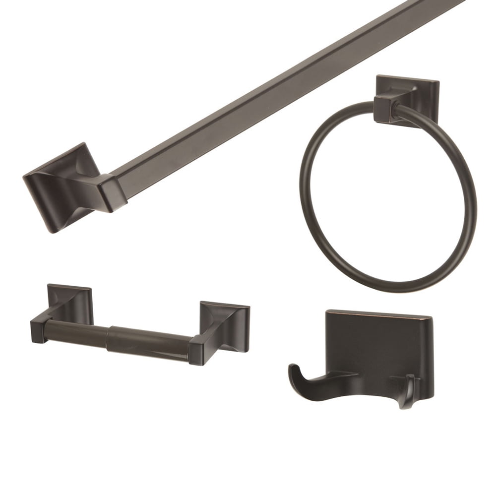 Design House Millbridge Kit Clásico de Accesorios para Baño de 4 Piezas