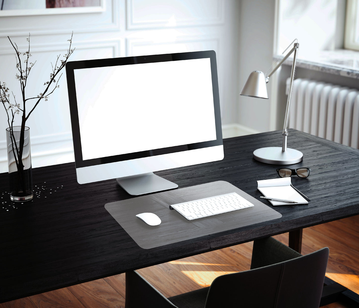 Desktex® Pack of 4 Vinyl Rectangular Desk Pads - 19" x 24"