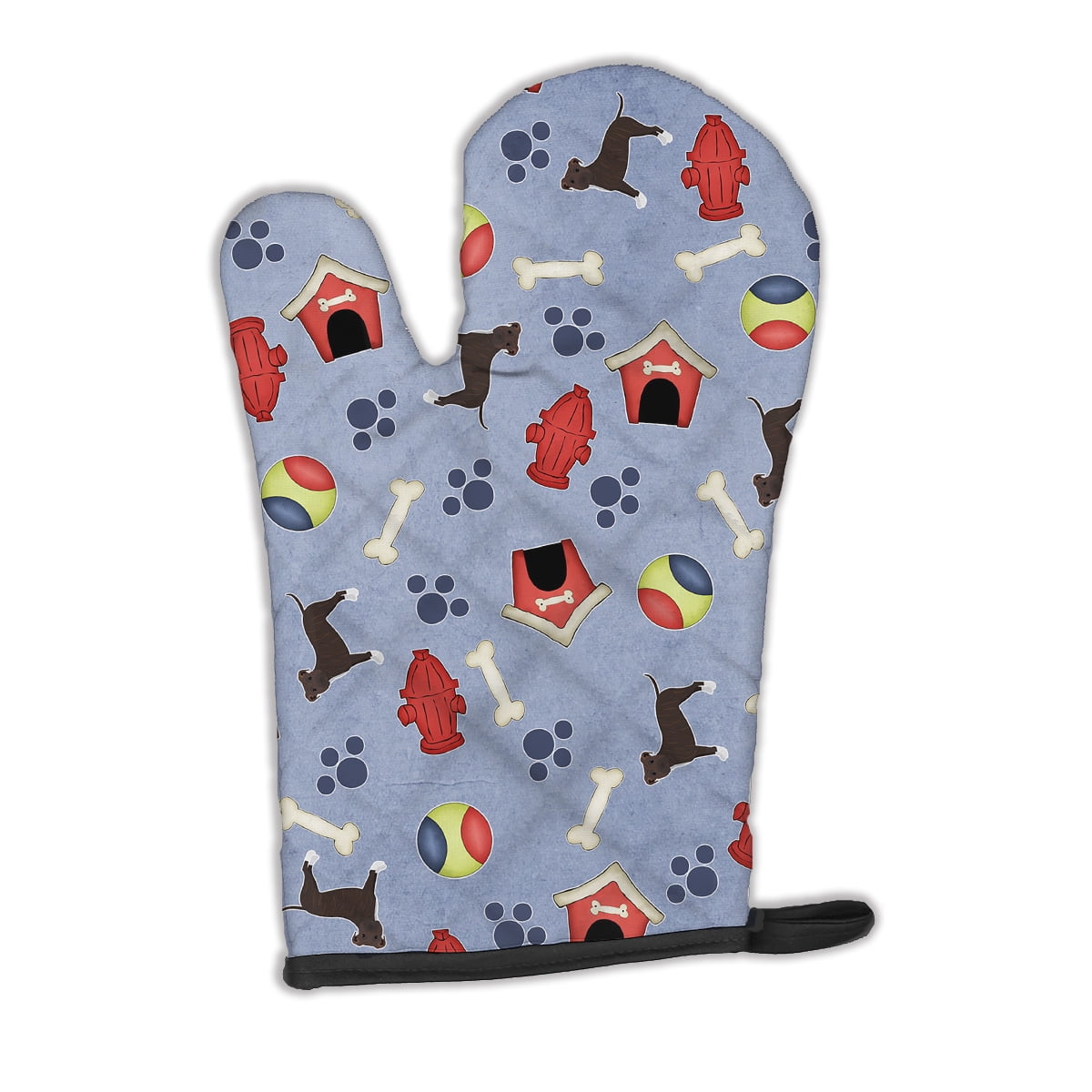 Dog House Collection Brindle Staffordshire Bull Terrier Oven Mitt