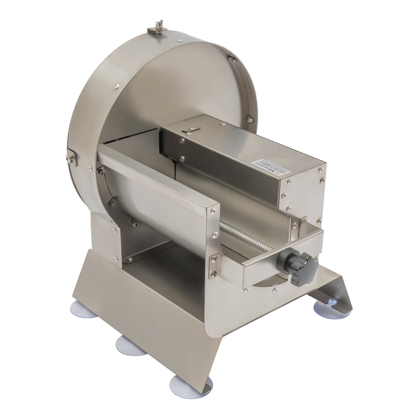 Dwellnix Stainless Steel Lemon Slicer Electric Fruit Vegetable Slicing Machine Commercial