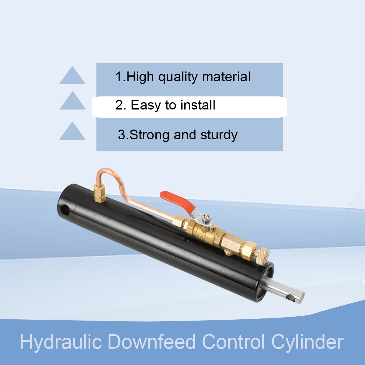 ECUTEE for Metal Bandsaw 0.3-30MPa Hydraulic Downfeed Control Cylinder Replacement Fit for 7 x 12 Metal Cutting Band Saw