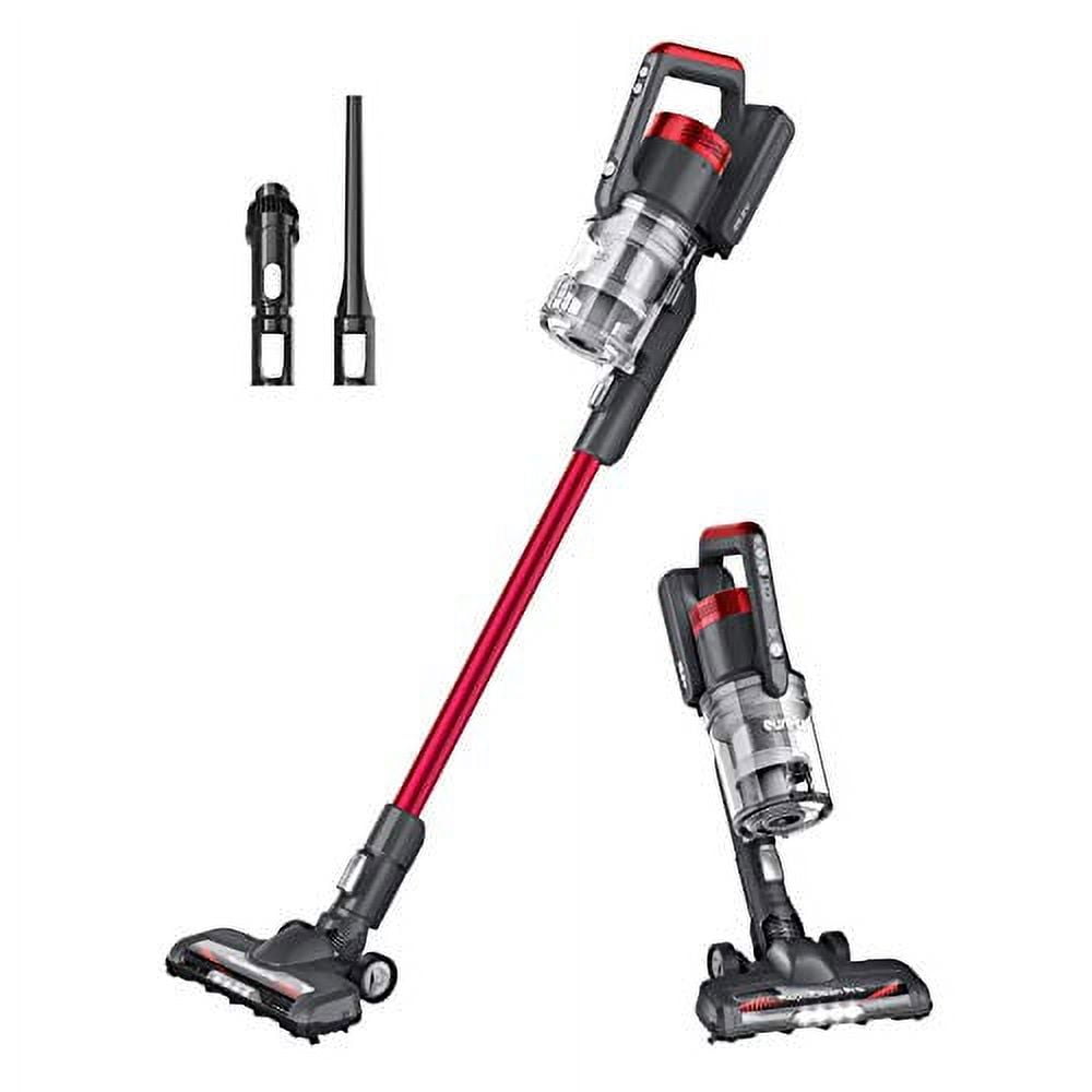 Eureka RapidClean Pro Lightweight Cordless Vacuum Cleaner Convenient Stick and Handheld Vac Red Black