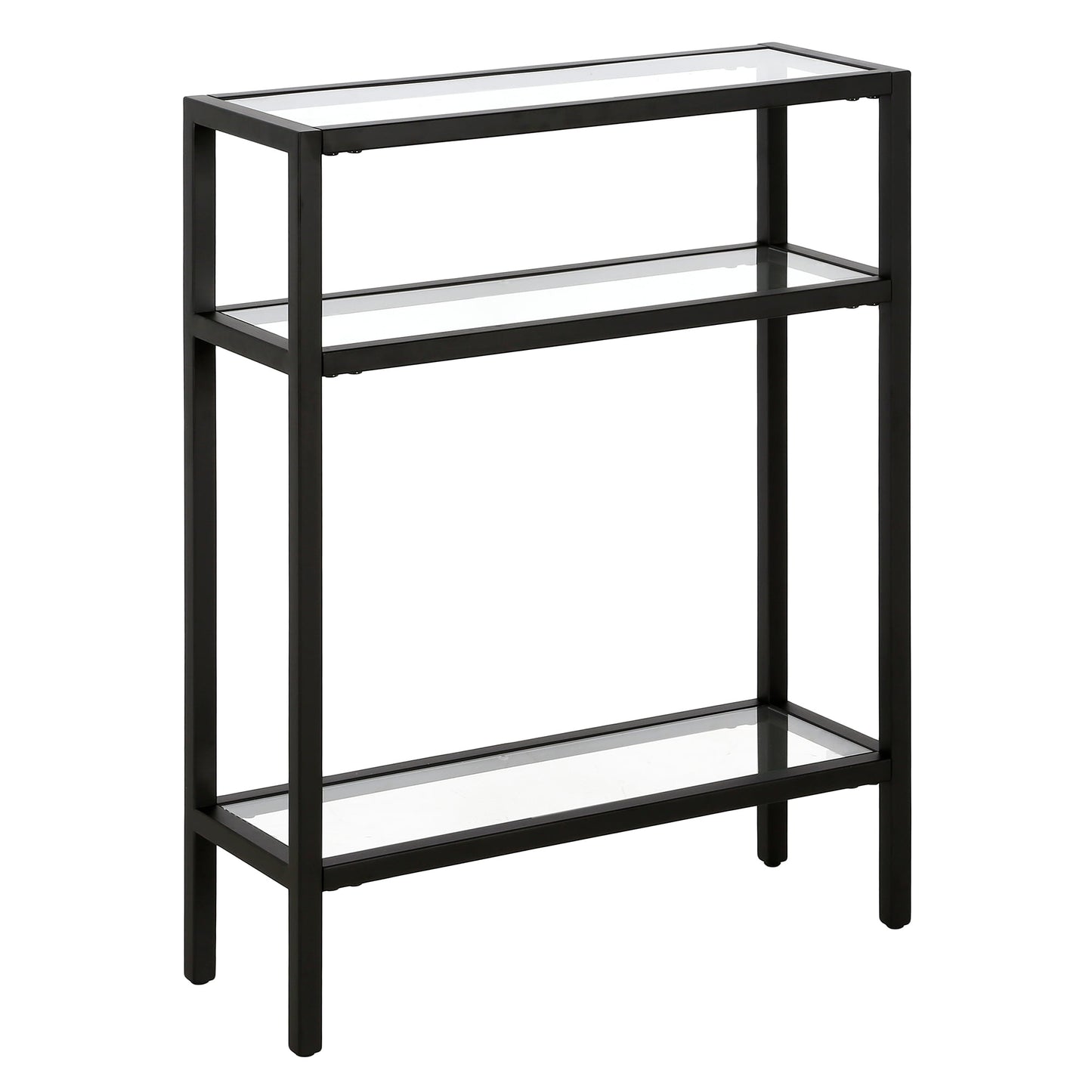 Evelyn&Zoe Sivil Mesa Consola Rectangular de 22" de Ancho, Bronce Ennegrecido
