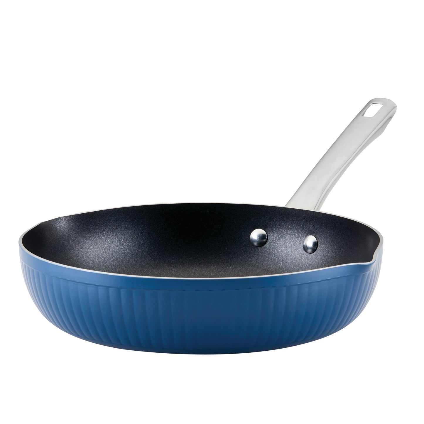 Farberware Style 11.25 Inch Nonstick Cookware Frying Pan, Dishwasher Safe and Oven Safe to 500°F, Blue