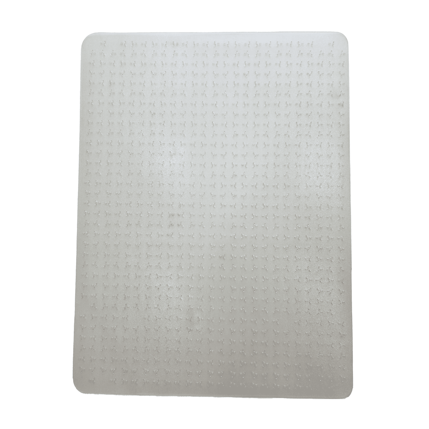 Floortex® Cleartex® TrYlok® Vinyl Rectangular Chair Mat for Low Pile Carpets up to 1/4" - 46" x 59"