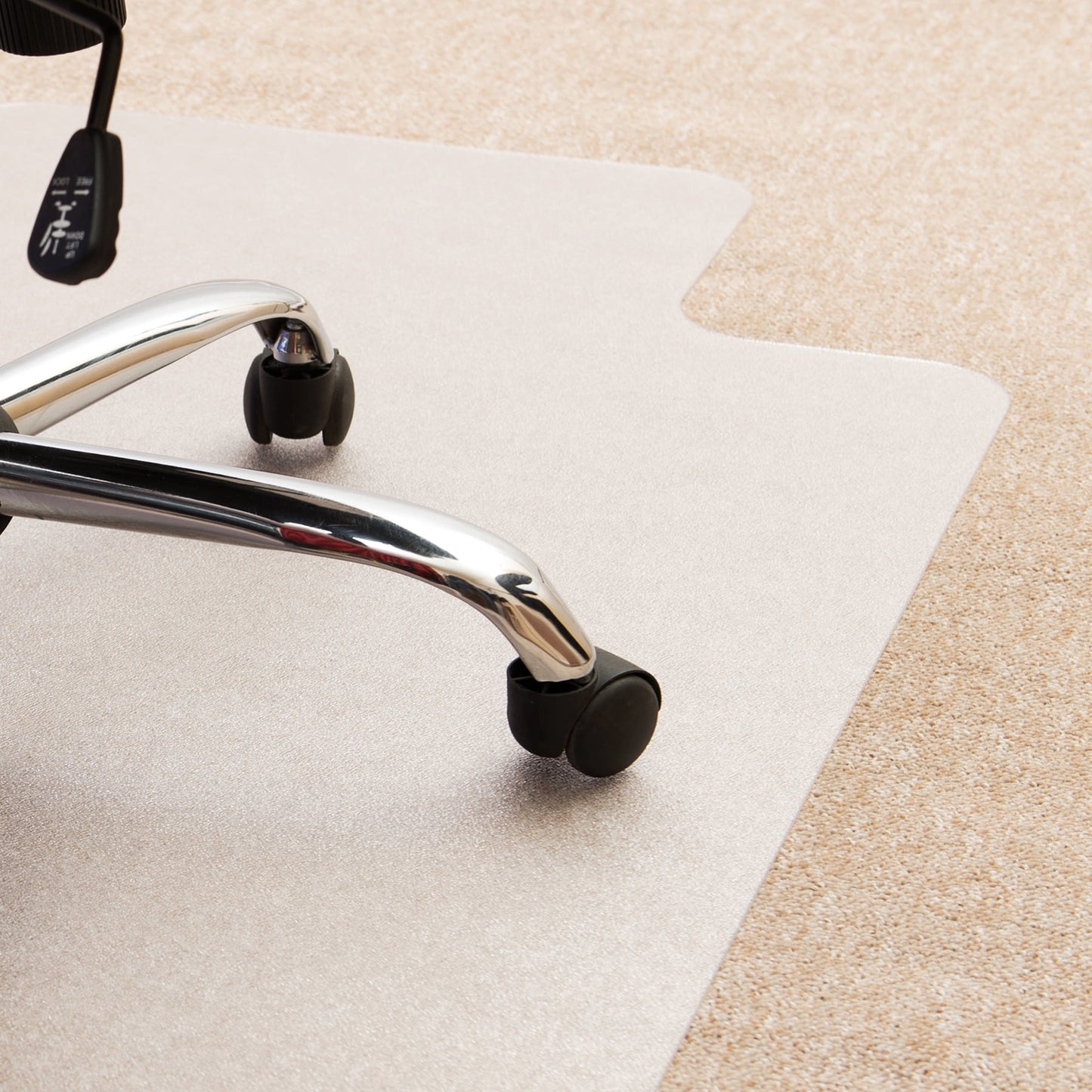 Floortex® Enhanced Polymer Lip Chair Mat for Carpets 48" x 60"