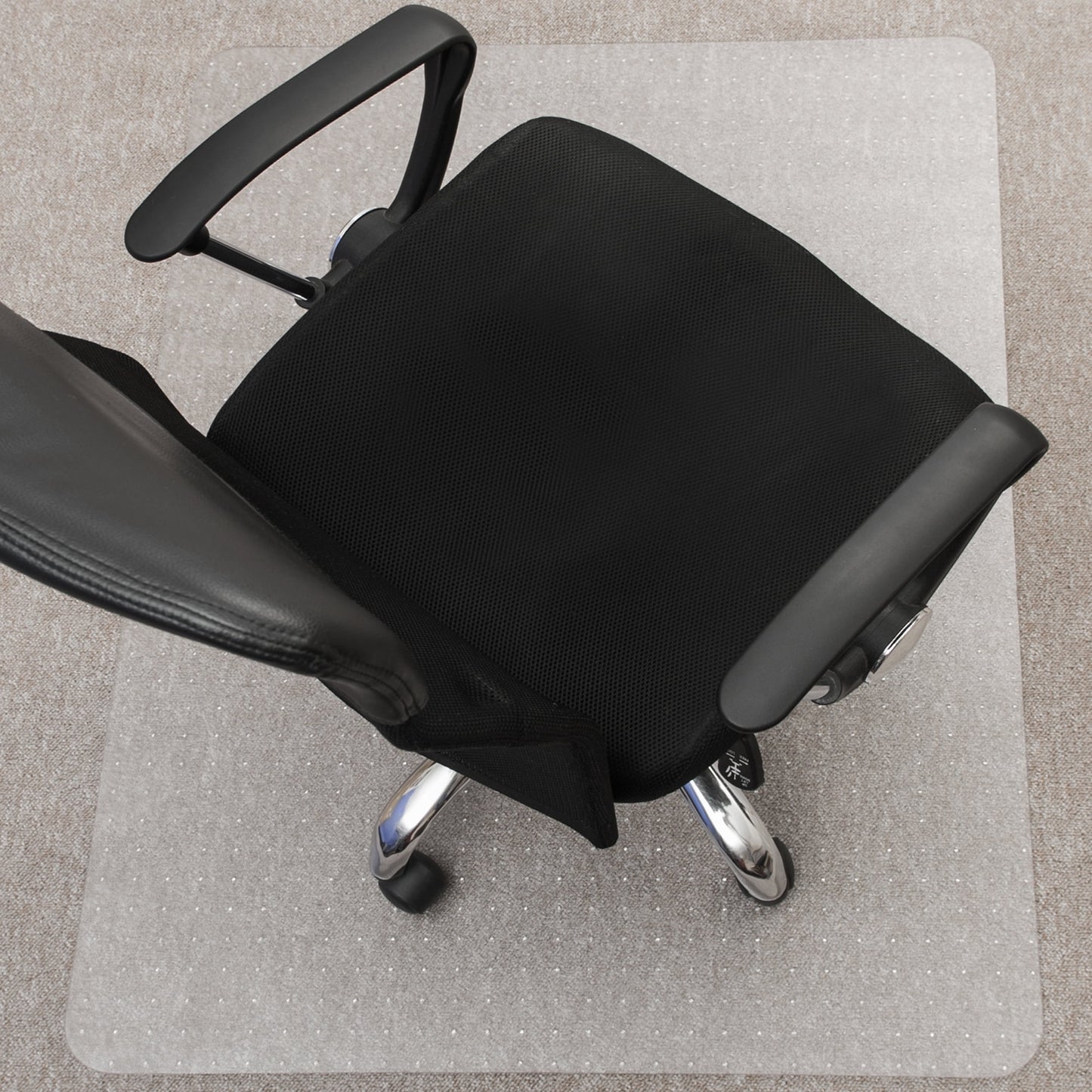 Floortex® Valuemat® Polycarbonate Rectangular Chair Mat Low Pile Carpet 30" x 48"