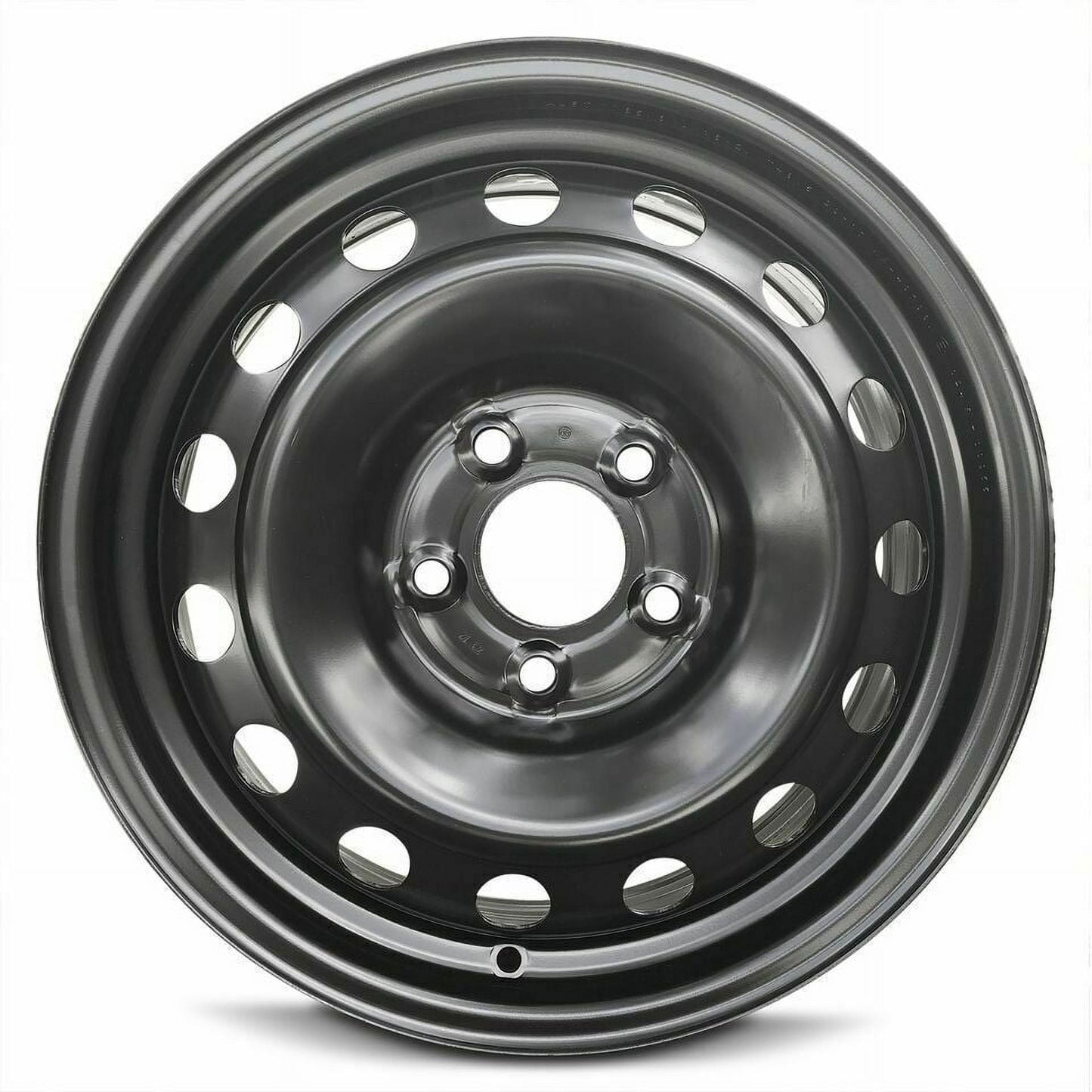 For 2000-2012 Hyundai Santa Fe 16 Inch Painted Black Rim - OE Direct Replacement - Road Ready Car Wheel
