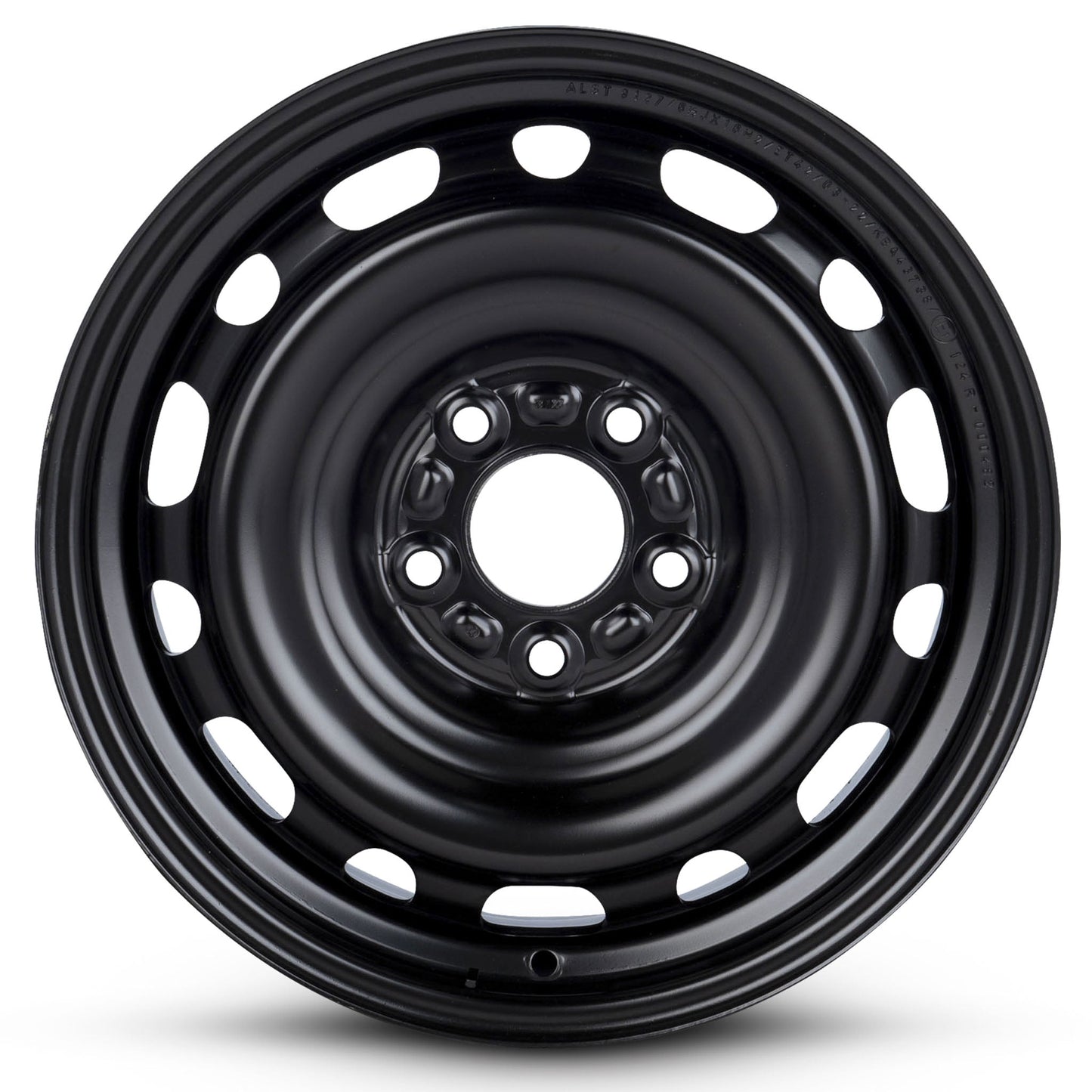 For 2005-2011 Kia Magnetis 16 Inch Painted Black Rim - OE Direct Replacement - Road Ready Car Wheel