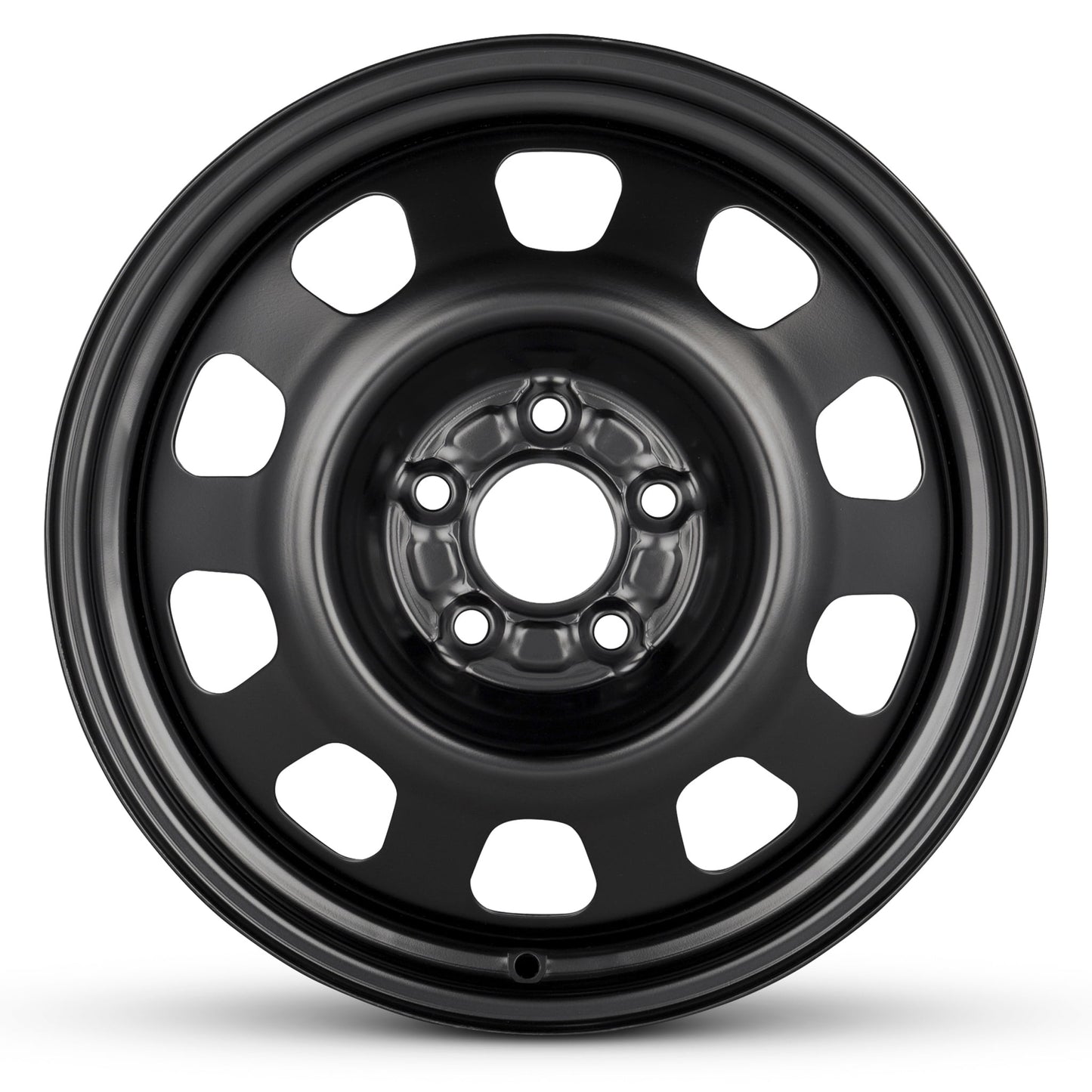 For 2007-2017 Jeep Patriot 17 Inch Painted Black Steel - New OEM Rim - Road Ready Car Wheel