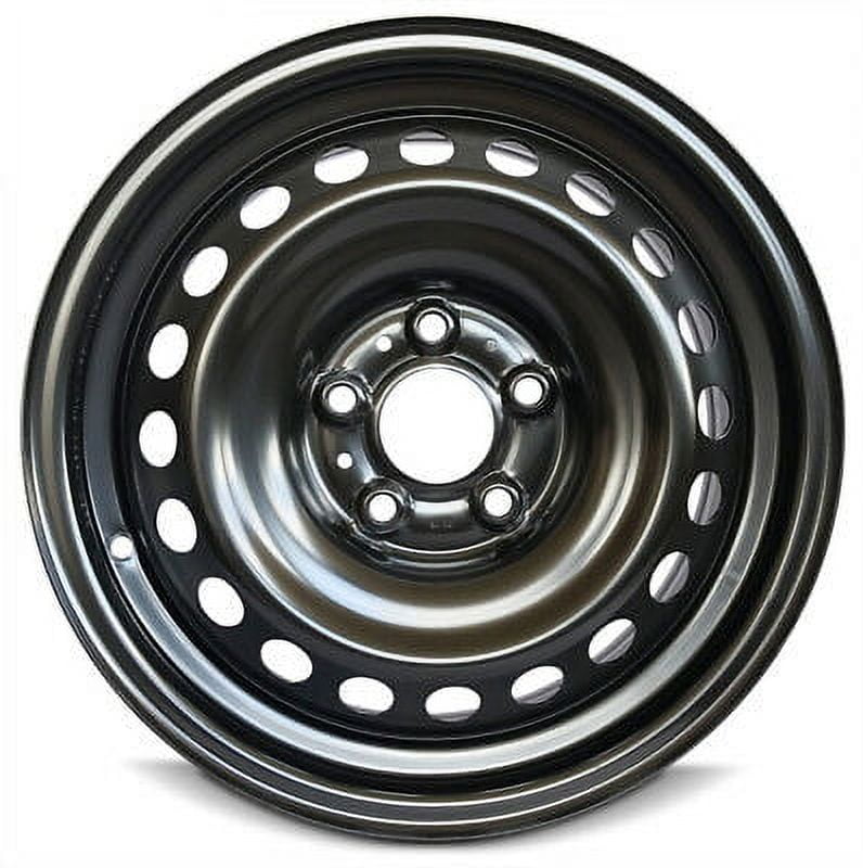 For 2008-2015 Nissan Rogue 16 Inch Painted Black Rim - OE Direct Replacement - Road Ready Car Wheel