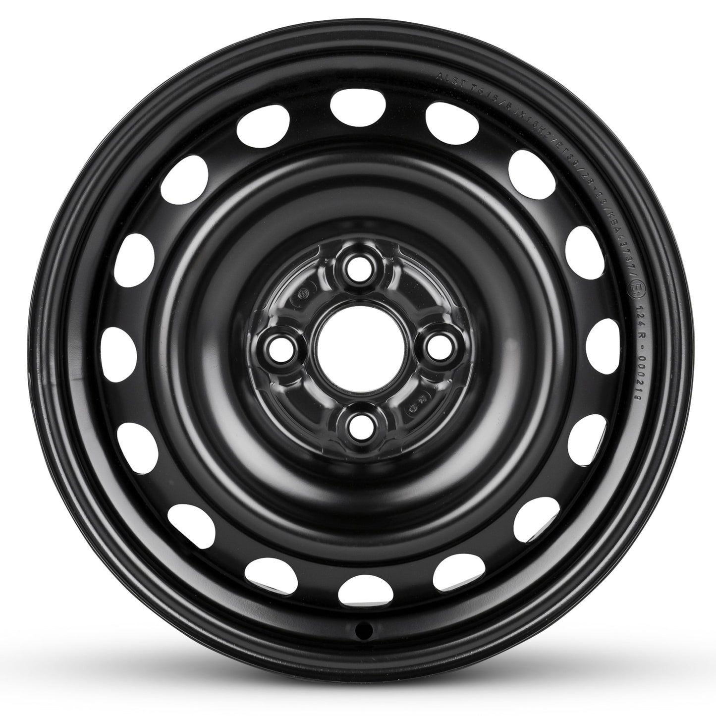 For 2012-2019 Toyota Prius C 15 Inch Painted Black Rim - OE Direct Replacement - Road Ready Car Wheel