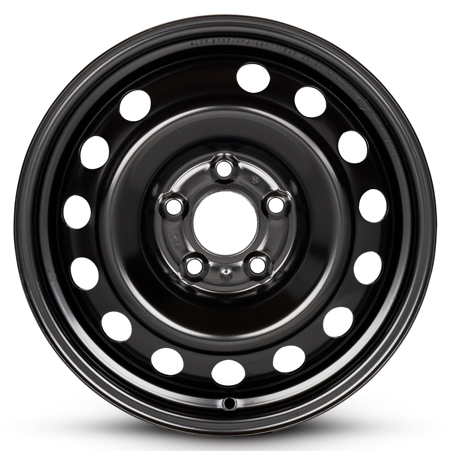 For 2014-2019 Kia Soul 16 Inch Painted Black Rim - OE Direct Replacement - Road Ready Car Wheel