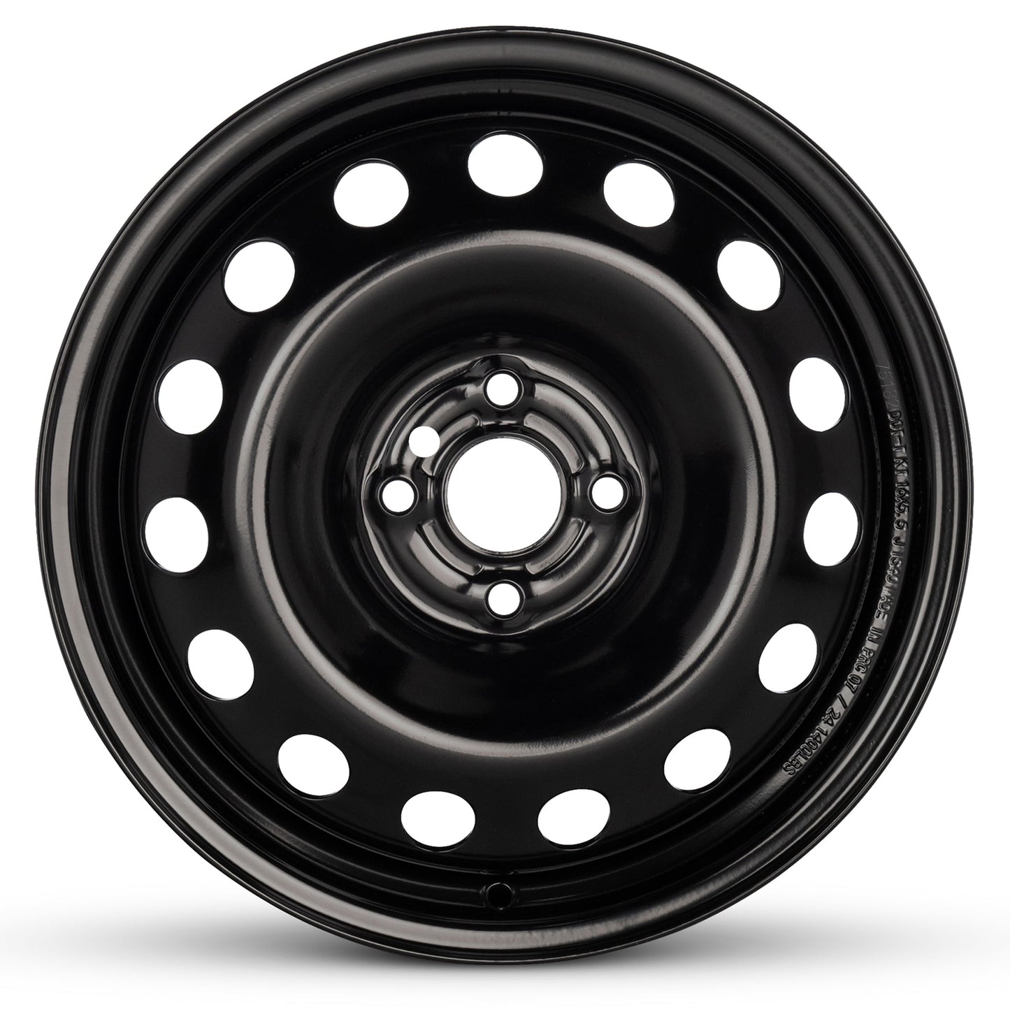 For 2016-2020 Toyota Yaris 16 Inch Painted Black Rim - OE Direct Replacement - Road Ready Car Wheel