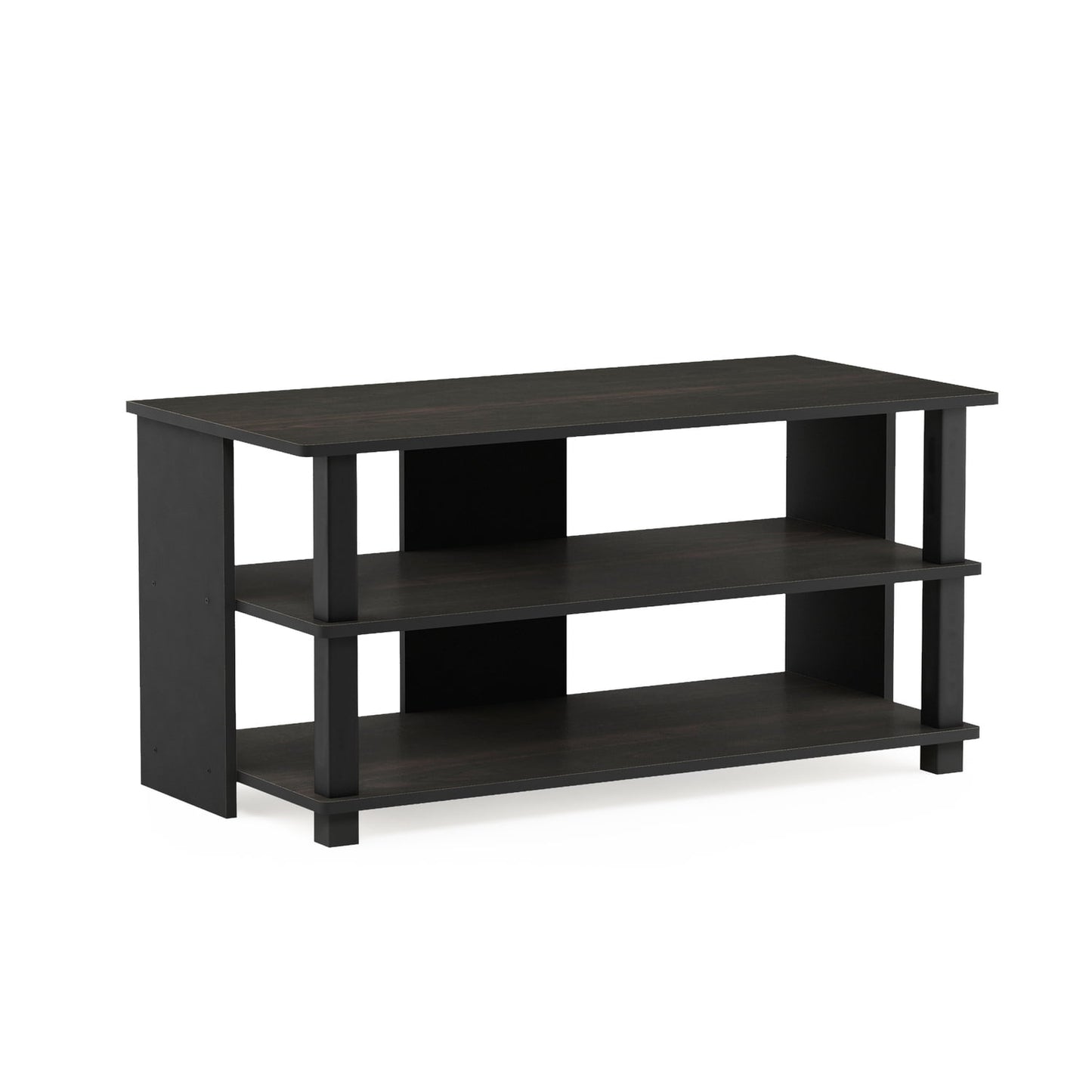 Furinno Sully 3-Tier TV Stand for TV up to 40 , French Oak Grey/Black