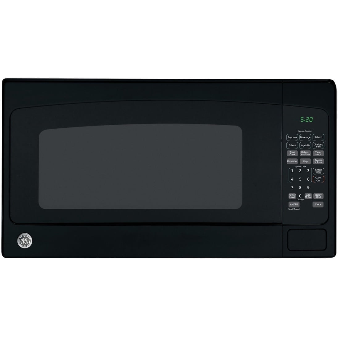 GE 2.0 Cu. Ft. Capacity Countertop Microwave Oven, Black