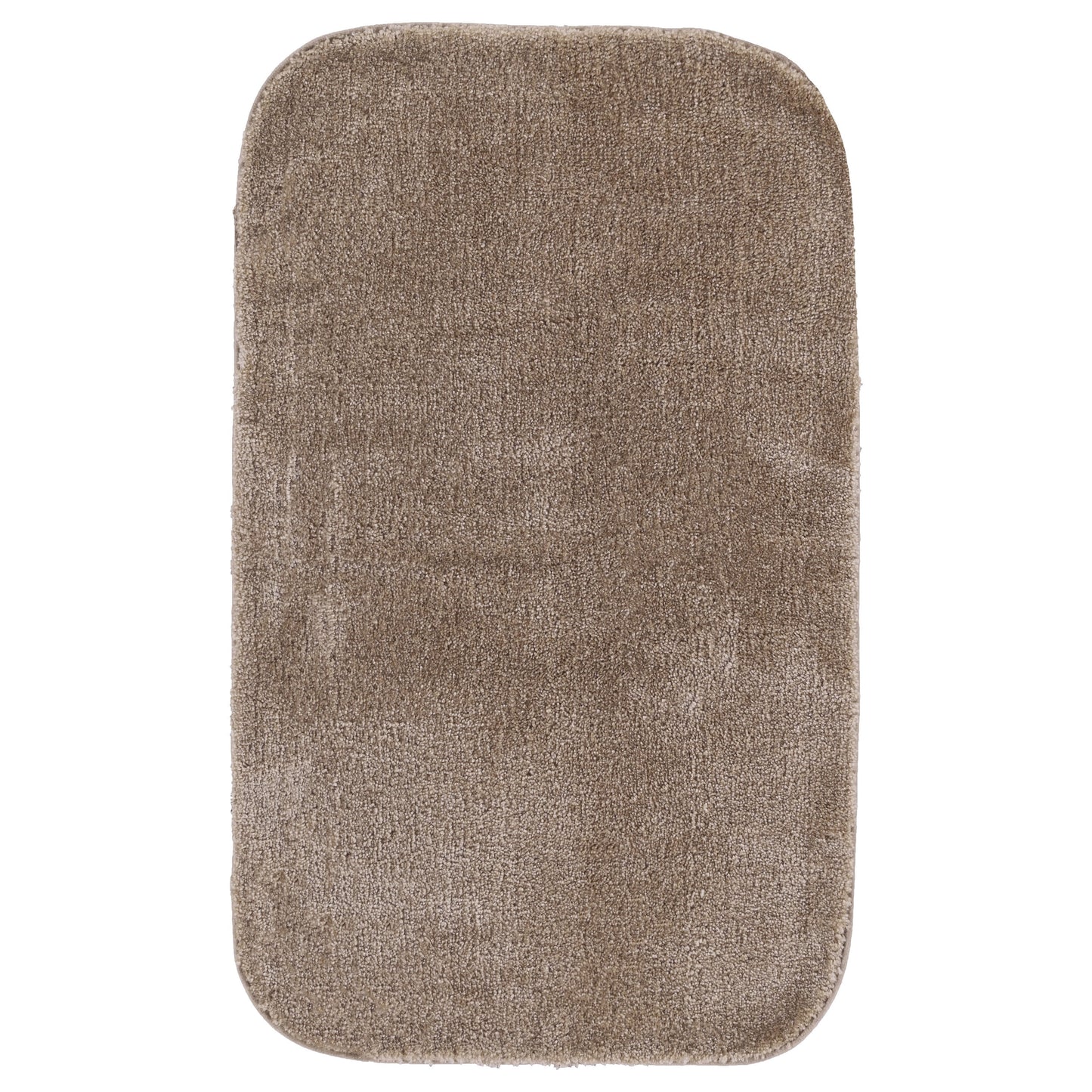 Garland Alfombra Tradicional Lavable de Nailon Color Topo para Baño, 24" x 40"