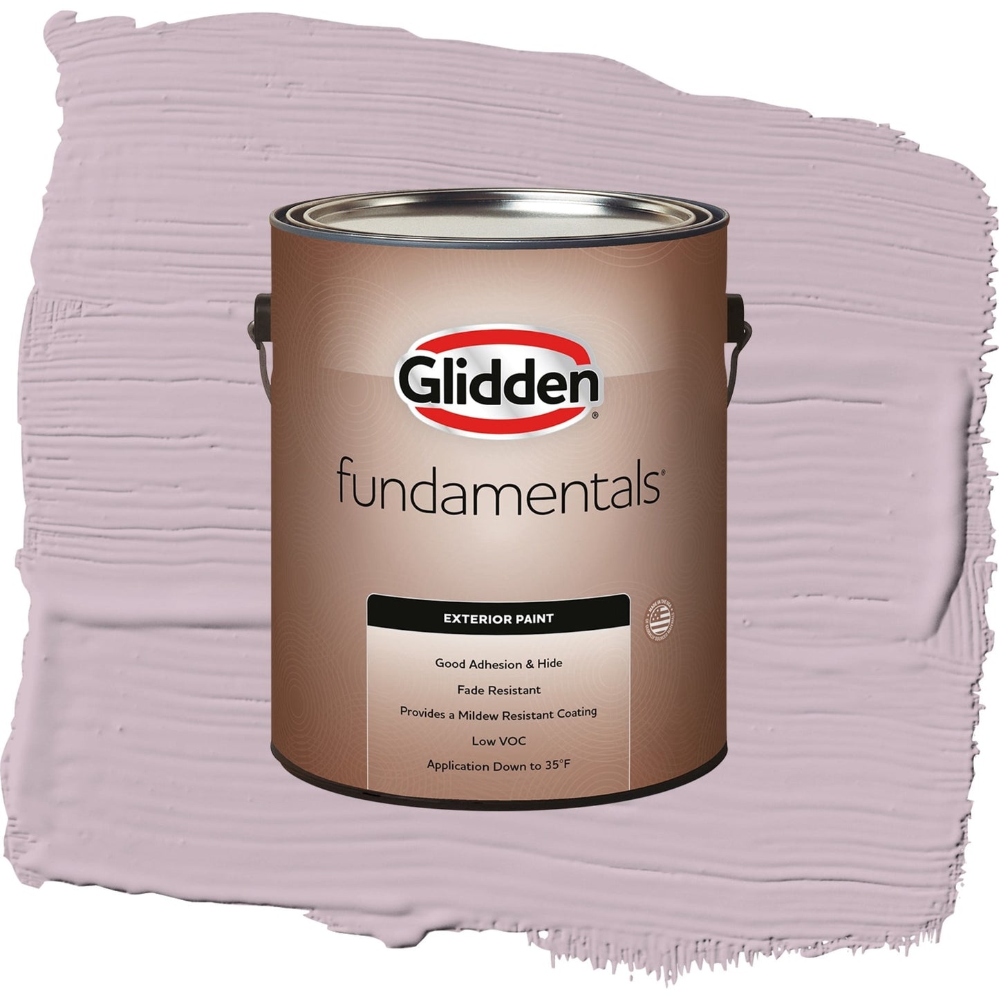 Glidden Fundamentals High Society / Purple, Satin Exterior Paint, 1 Gallon