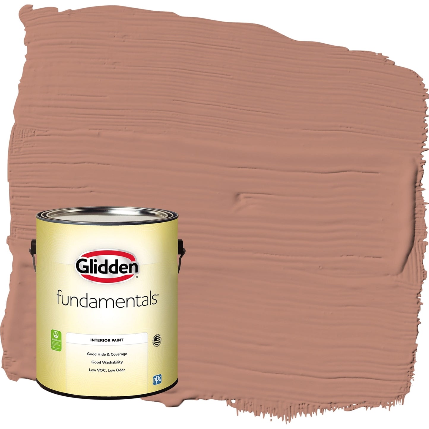 Glidden Fundamentals Big Cypress / Orange, Eggshell Interior Paint, 1 Gallon