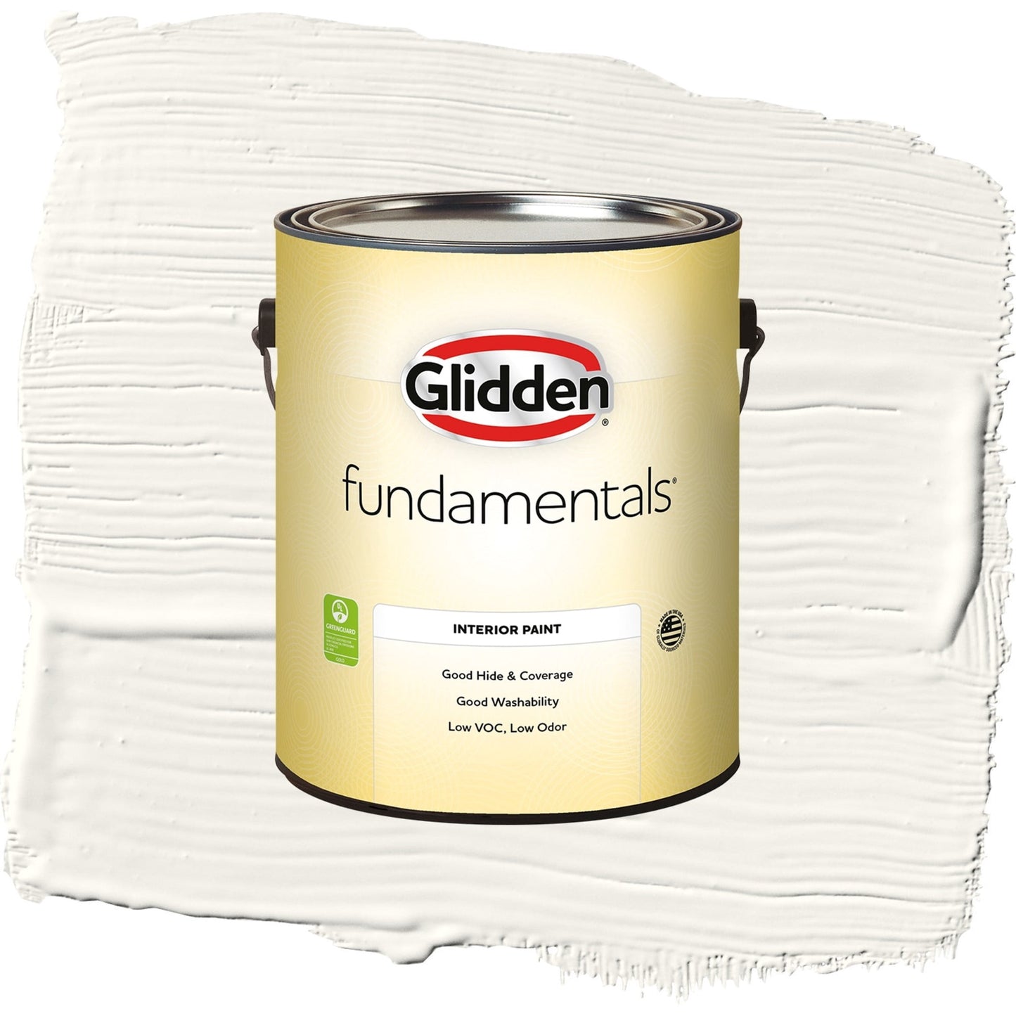 Glidden Fundamentals Cotton Tail / Gray, Semi-Gloss Interior Paint, 1 Gallon