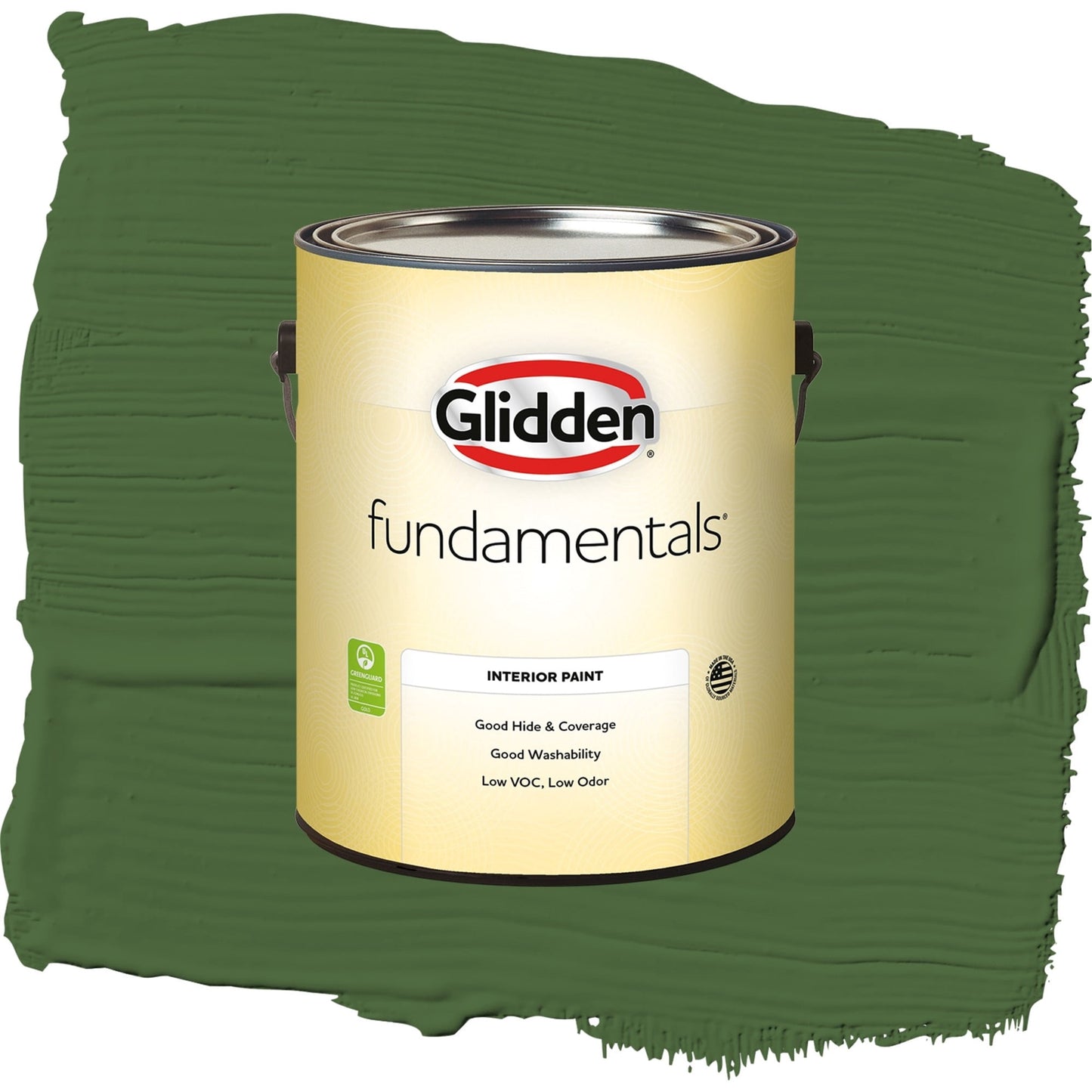 Glidden Fundamentals Mountain Forest / Green, Eggshell Interior Paint, 1 Gallon