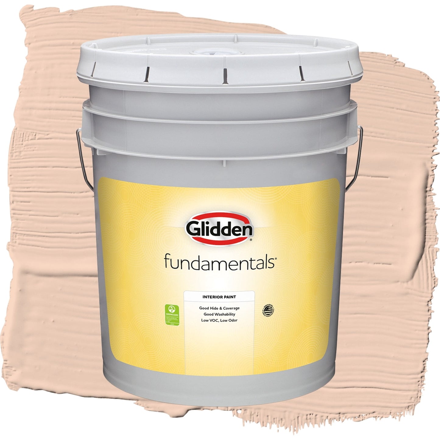 Glidden Fundamentals Scotchtone / Orange, Flat Interior Paint, 5 Gallon