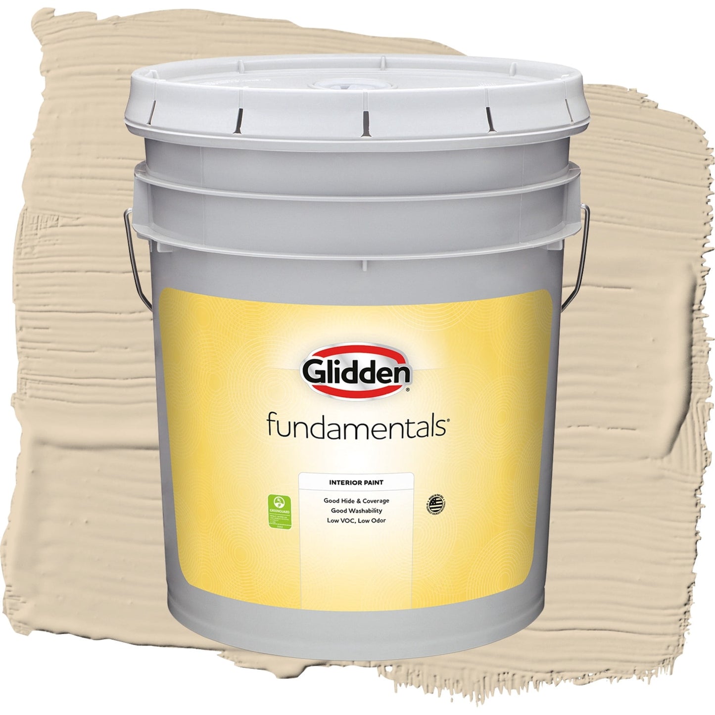 Glidden Fundamentals Seriously Sand / Beige, Eggshell Interior Paint, 5 Gallon