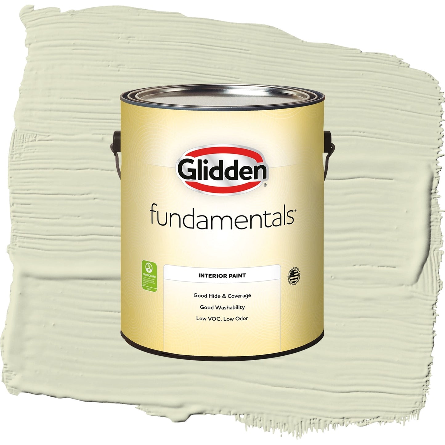 Glidden Fundamentals Slow Dance / Green, Eggshell Interior Paint, 1 Gallon