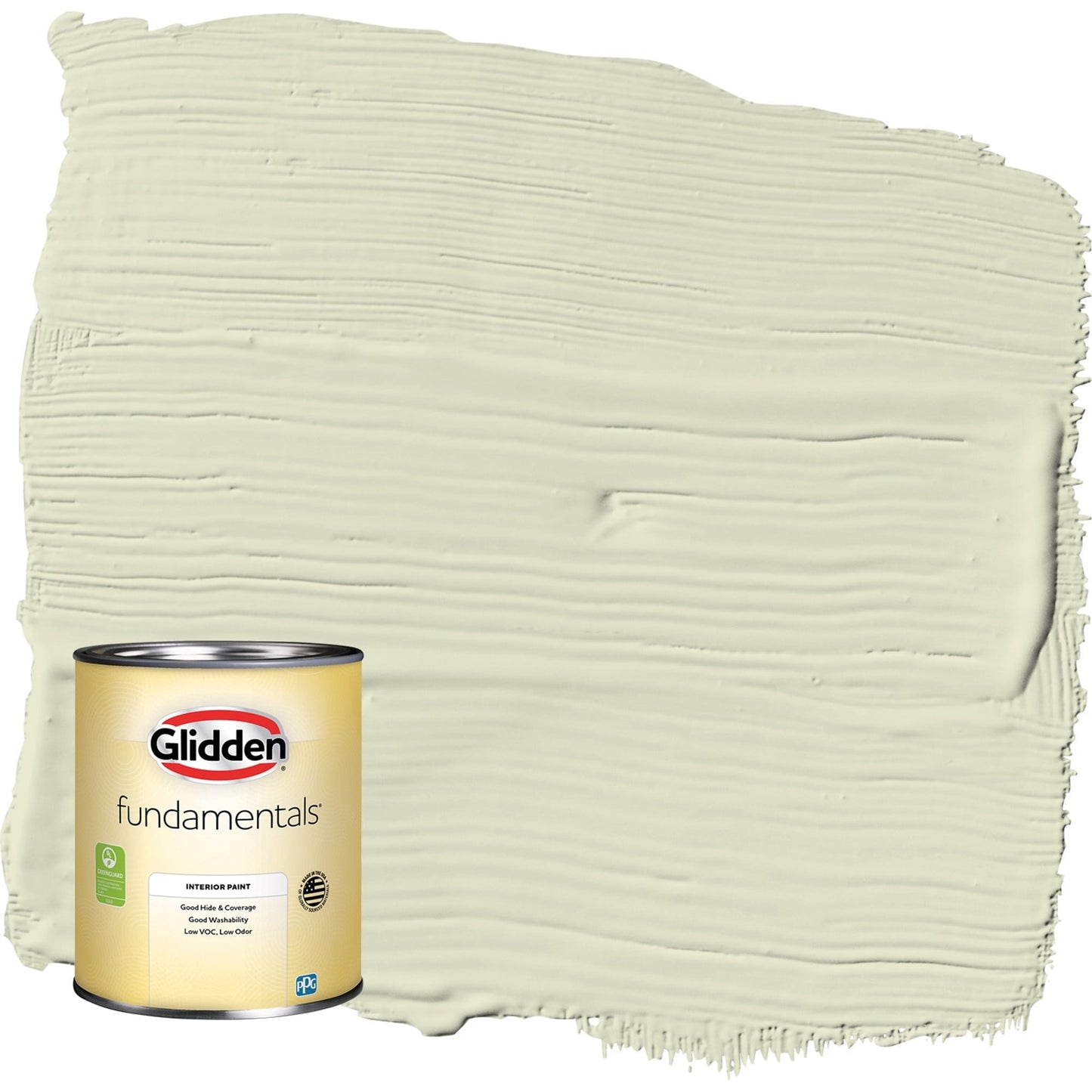 Glidden Fundamentals Pintura Interior de Baile Lento / Verde Cáscara de Huevo, 1 Cuarto