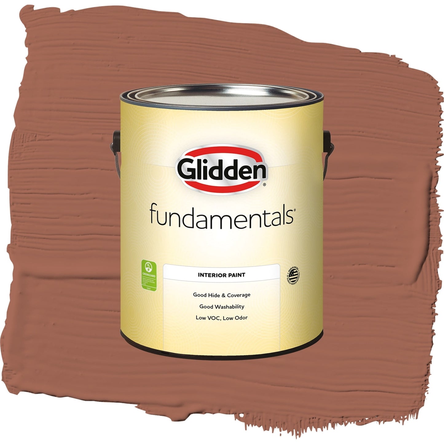 Glidden Fundamentals Warm Up / Orange, Semi-Gloss Interior Paint, 1 Gallon