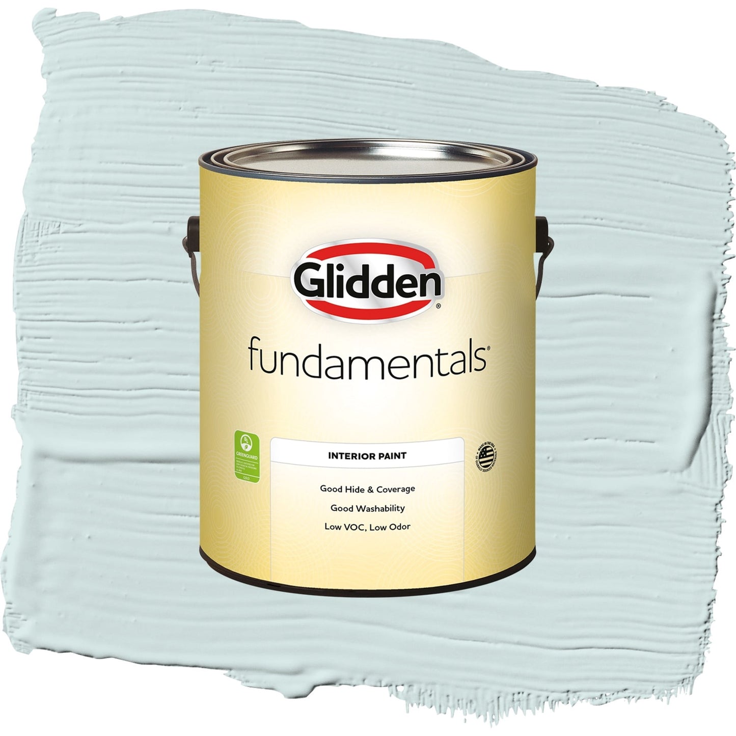 Glidden Fundamentals Watery Blue / Aqua Semi-Gloss Interior Paint, 1 Gallon