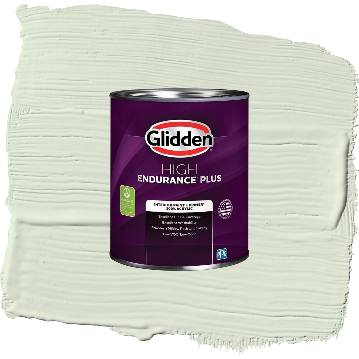 Glidden HEP Lime Spritz / Green, Semi-Gloss Interior Paint with Primer, 1 Quart
