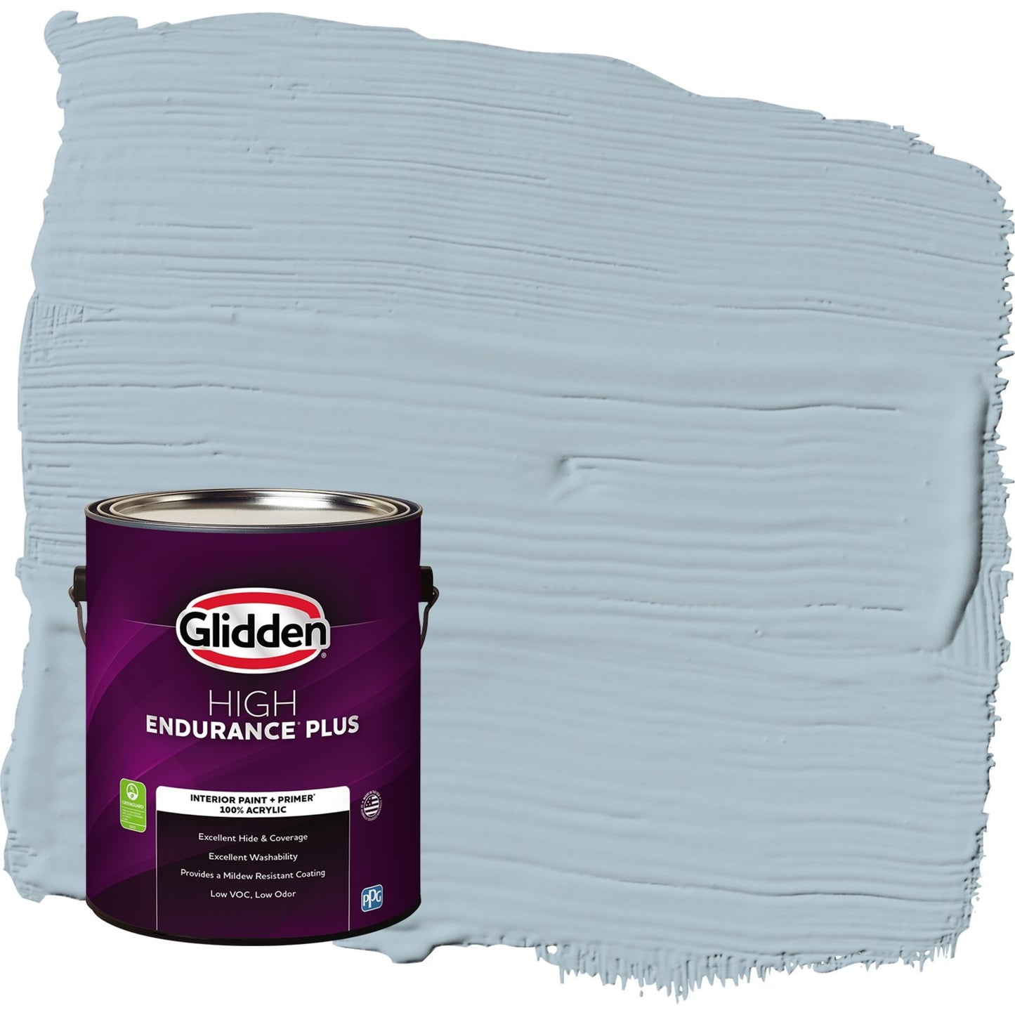 Glidden HEP Chambray / Pintura Interior Azul Cáscara de Huevo con Primer, 1 Galón