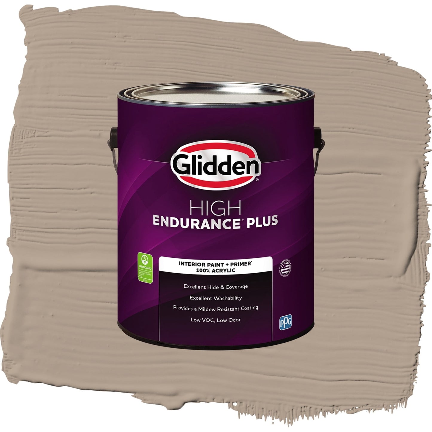 Glidden HEP Cuppa Coffee Interior Paint + Primer Eggshell , 1 Gallon