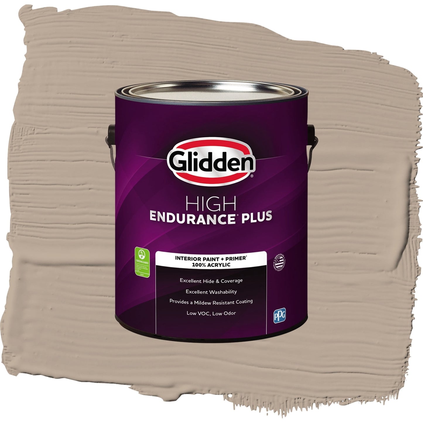 Glidden HEP El Capitan Interior Paint + Primer Flat , 1 Gallon