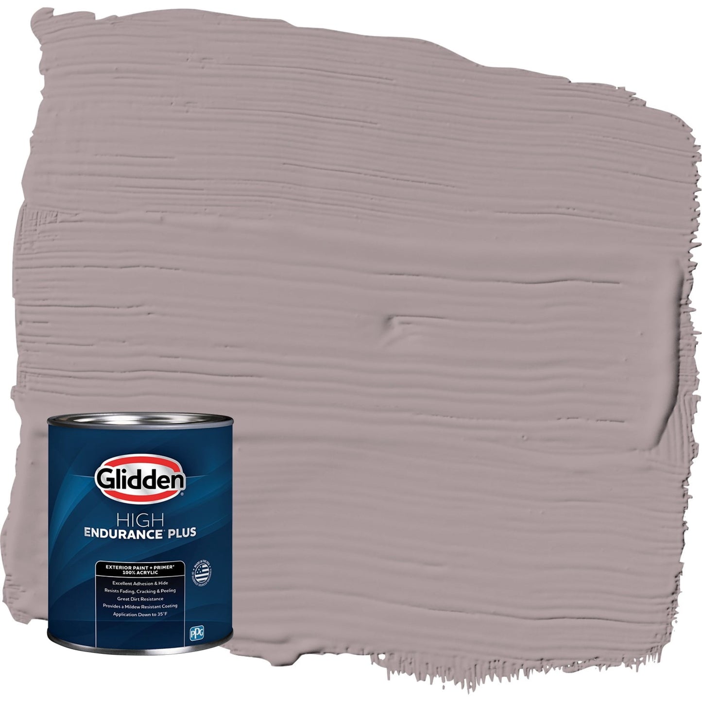 Glidden HEP Coffee Custard / Purple Semi-Gloss Exterior Paint with Primer, 1 Quart