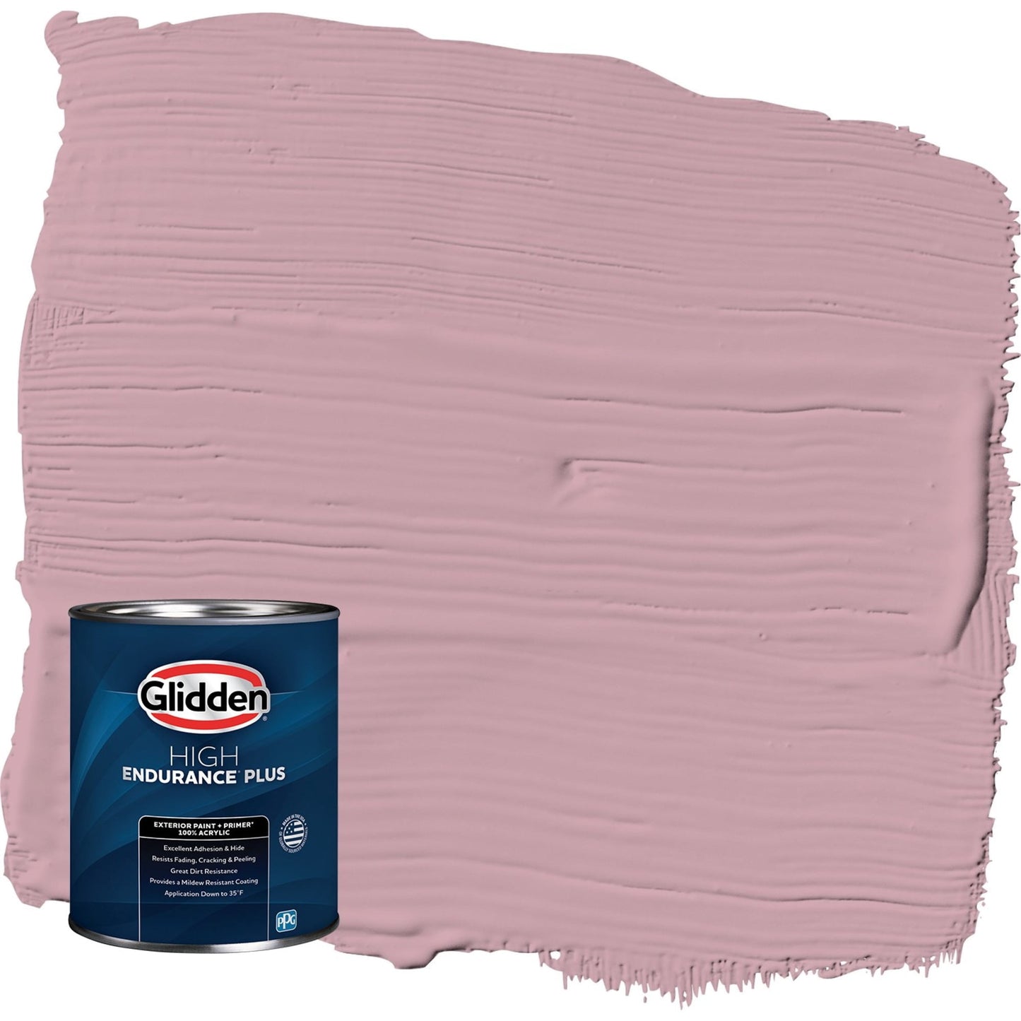 Glidden HEP Lighthearted Rose / Purple Semi-Gloss Exterior Paint with Primer, 1 Quart
