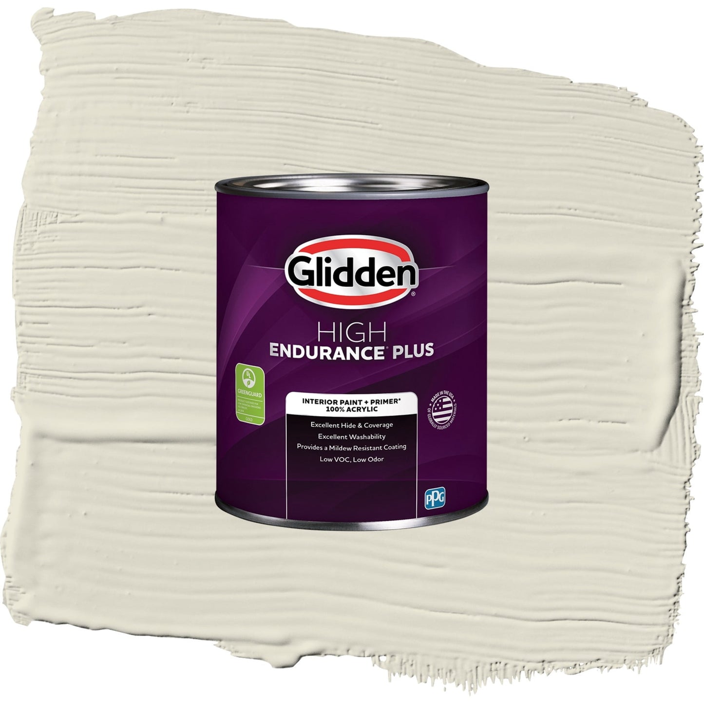Glidden HEP Cocoon / Grey, Semi-Gloss Interior Paint with Primer, 1 Quart