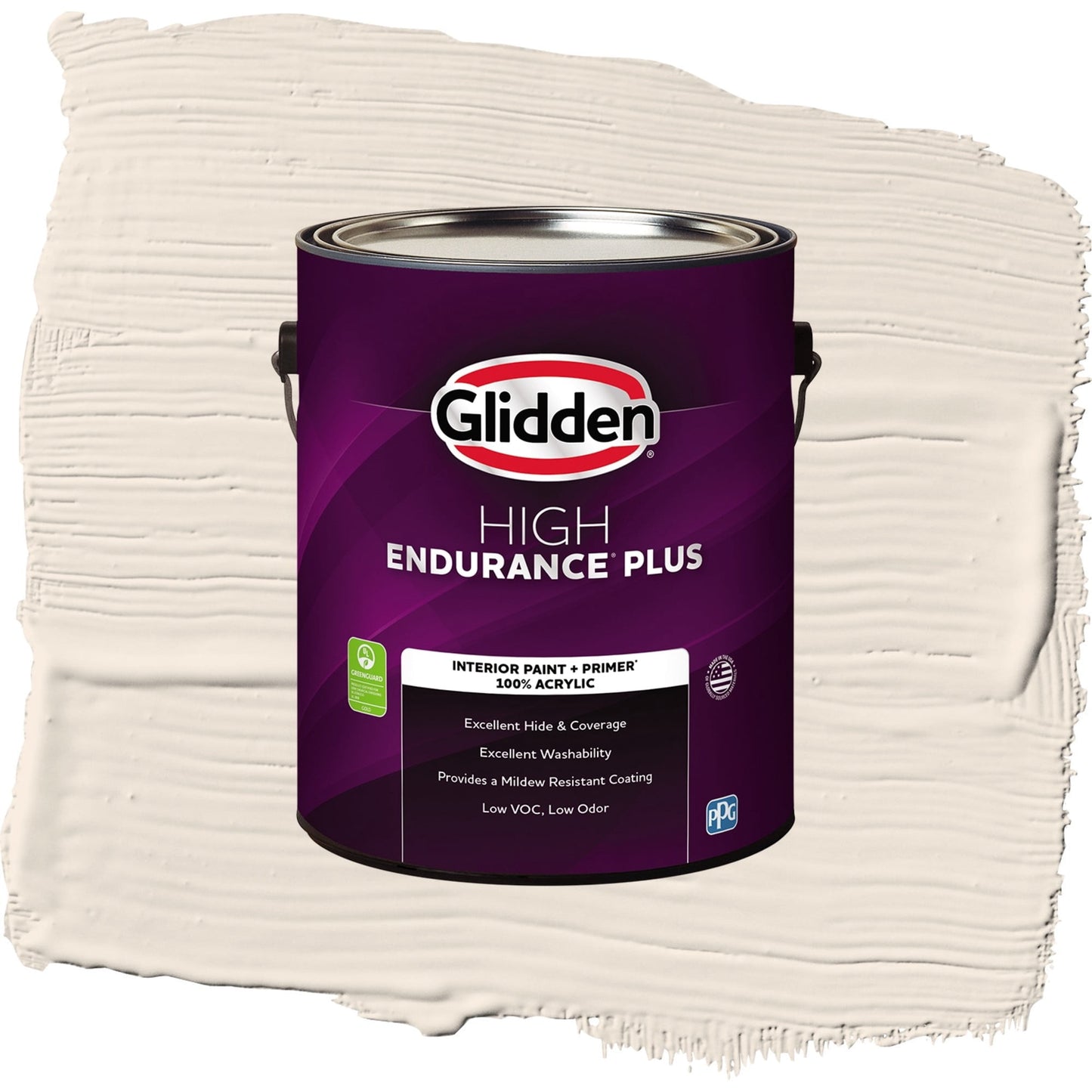 Glidden HEP Moroccan Moonlight / Beige, Eggshell Interior Paint with Primer, 1 Gallon