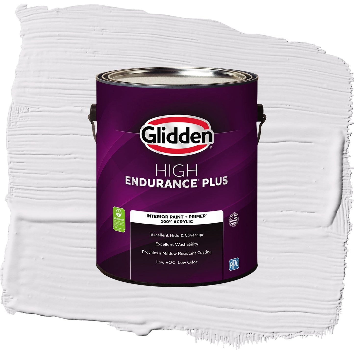 Glidden HEP Orchid Blossom / Purple, Flat Interior Paint with Primer, 1 Gallon
