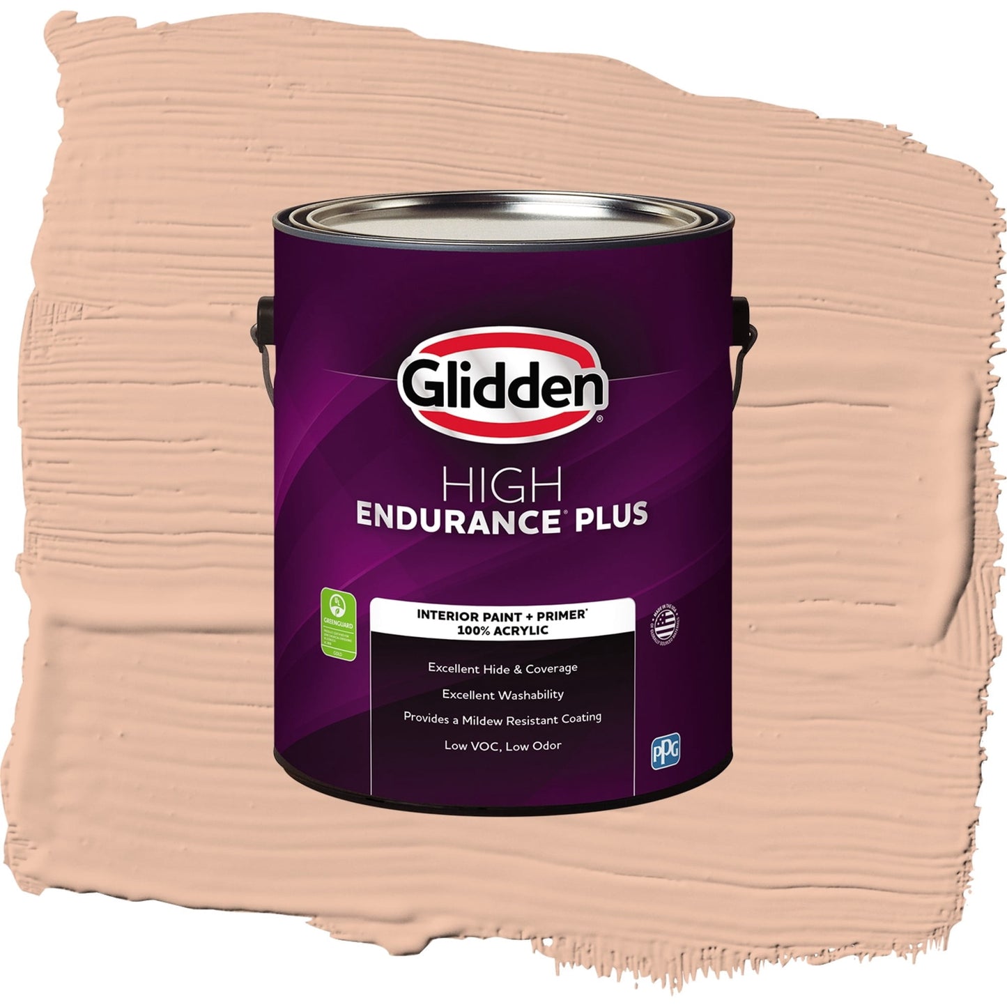 Glidden HEP Starfish / Orange, Eggshell Interior Paint with Primer, 1 Gallon