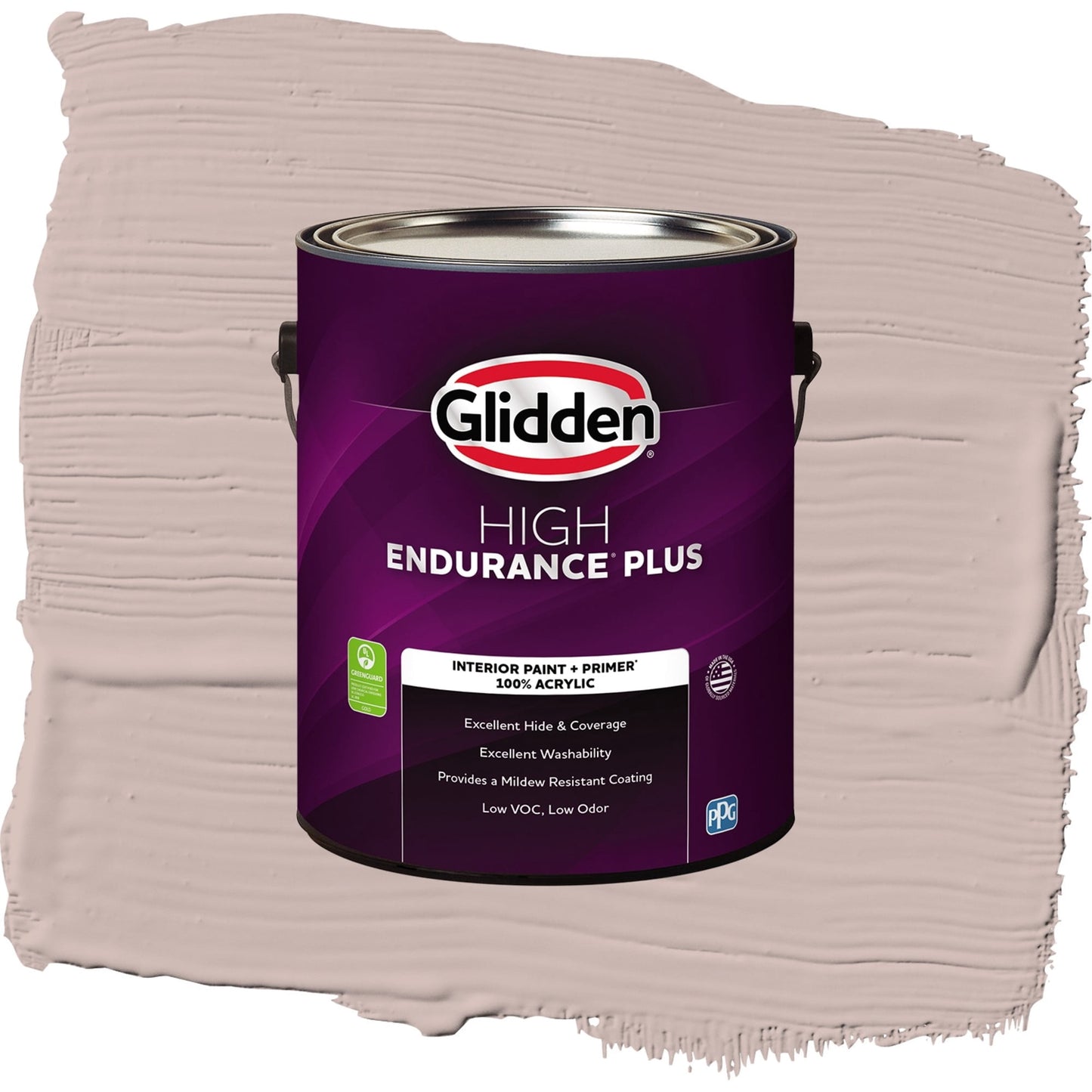 Glidden HEP Subdued / Beige, Eggshell Interior Paint with Primer, 1 Gallon