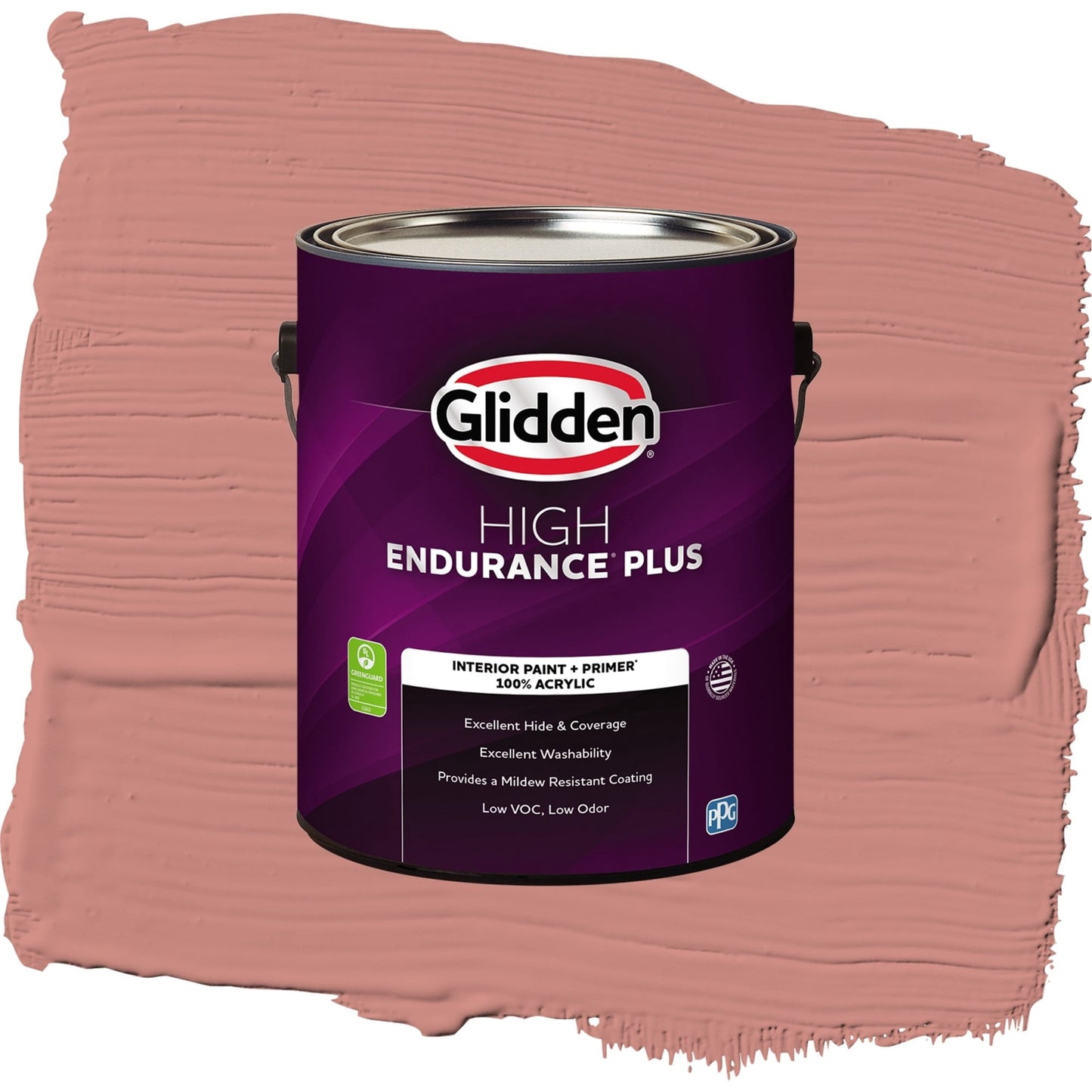 Glidden HEP Sunstone / Orange, Semi-Gloss Interior Paint with Primer, 1 Gallon